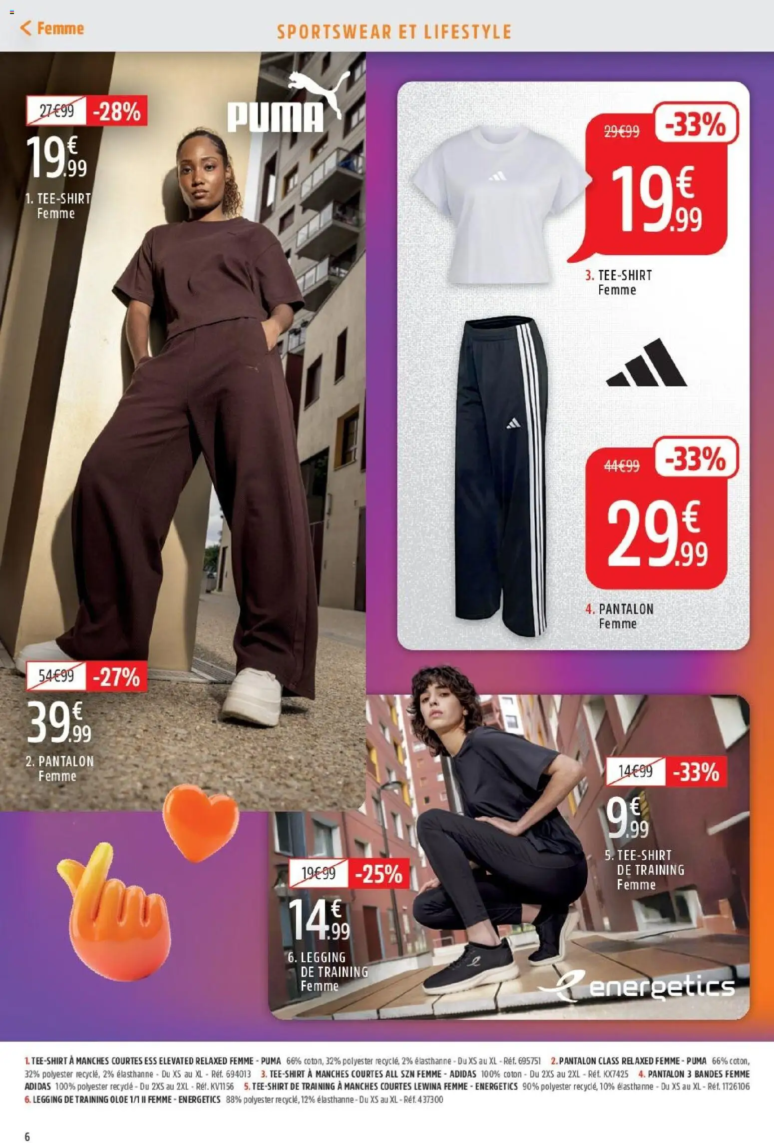 {H1} | Pagina: 6 | Producten: Legging