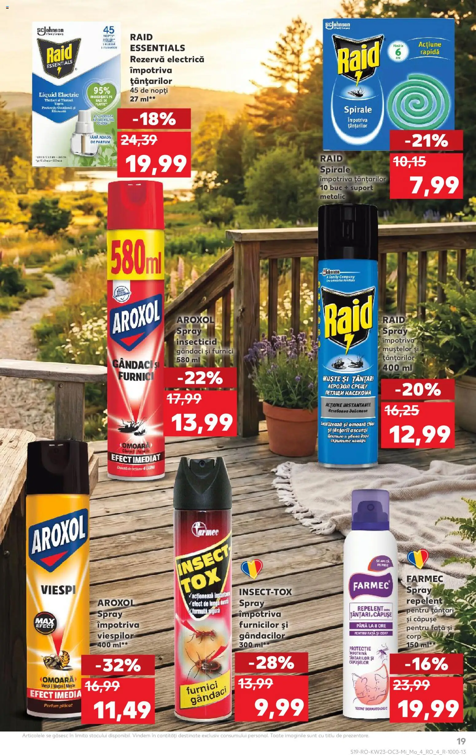 Noul catalog Kaufland – valabil de la 03.06.2026 | Pagină: 19 | Produse: Parfum, Spray insecticid