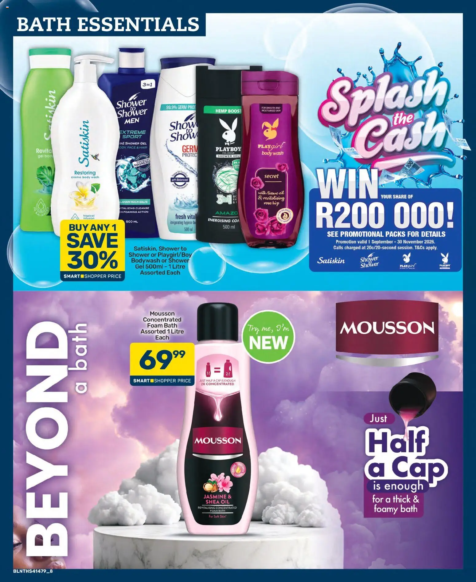 New Pick n Pay catalogue – valid from 25/09/2026 | Page: 8 | Products: Cap, Oil, Shower gel, Body wash