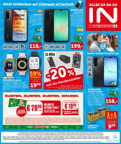 Interspar Sonderfolder Technik ab 01.10.2026 gültig | Seite: 4 | Produkte: Smartphone, Uhr, Smartwatch, Samsung