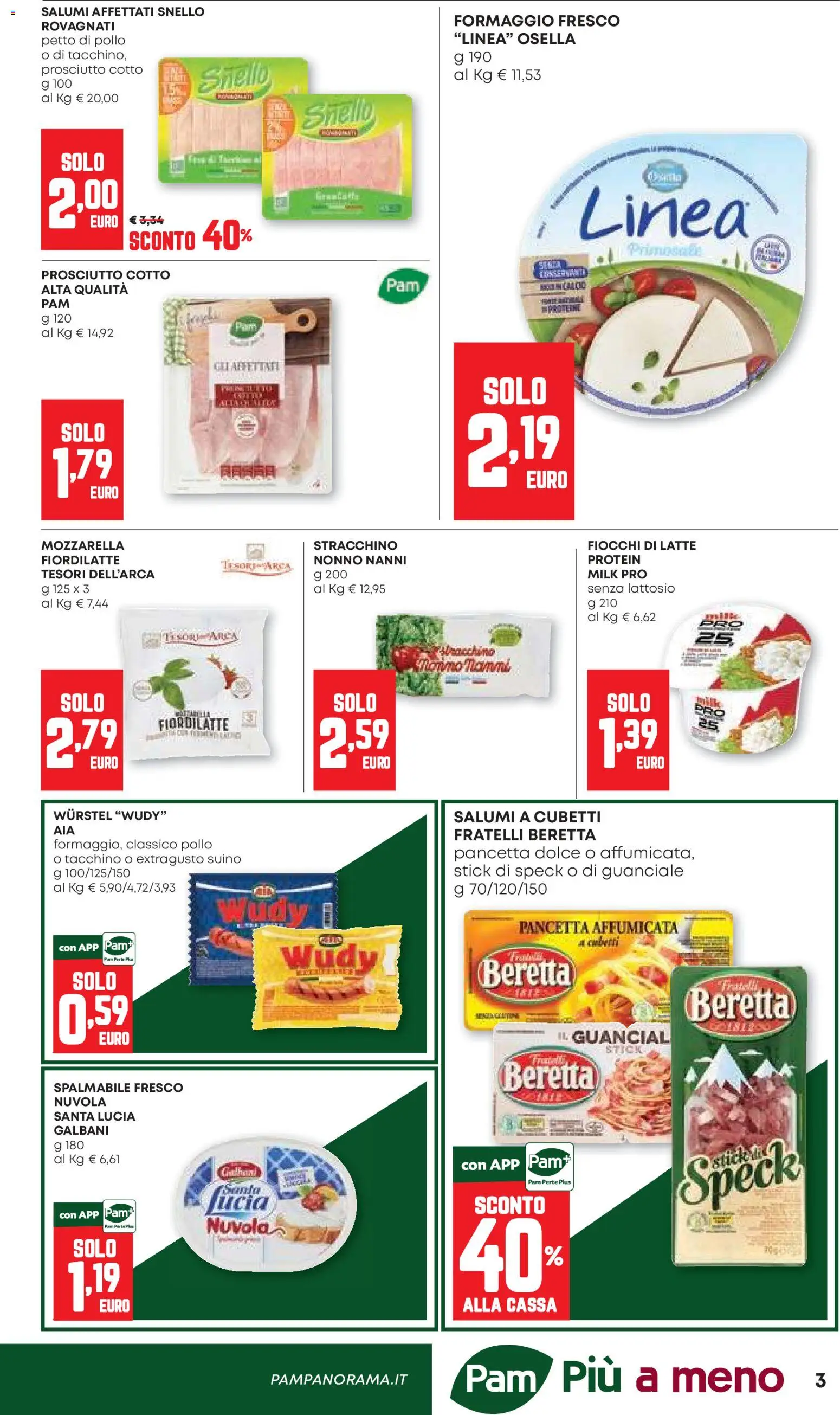 Volantino PAM del 22/10/2026 | Pagina: 3 | Prodotti: Pollo, Fiocchi di latte, Fiocchi, Guanciale
