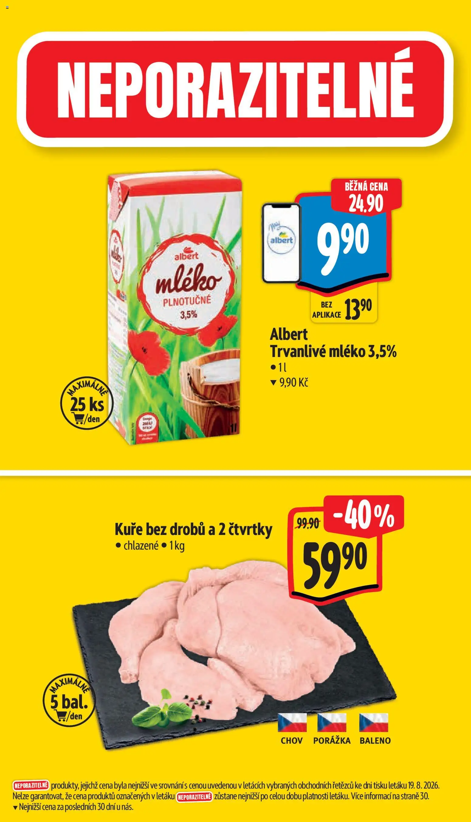 Albert leták - Hypermarket - Strakonice od 26.08.2026 | Strana: 2