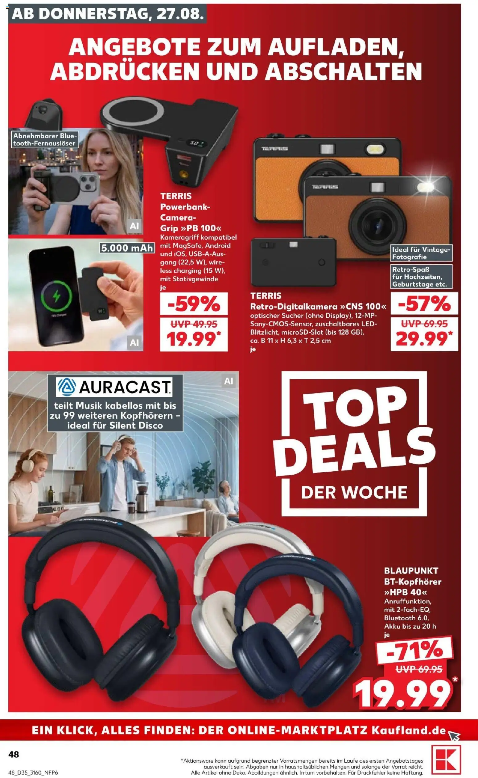 Kaufland Prospekt Potsdam – gültig ab 27.08.2026 | Seite: 48 | Produkte: Powerbank