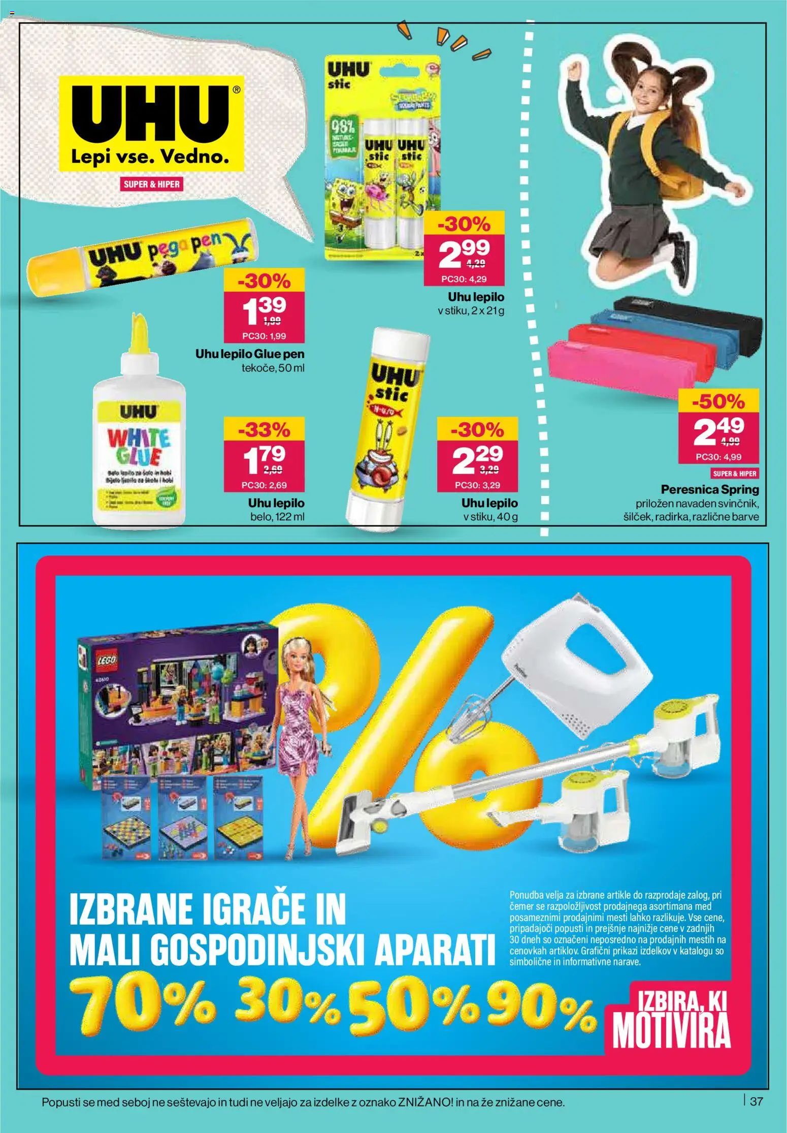 Novi Mercator katalog ponudbe – veljaven od 18.06.2026 | Stran: 37 | Izdelki: Peresnica, Lepilo