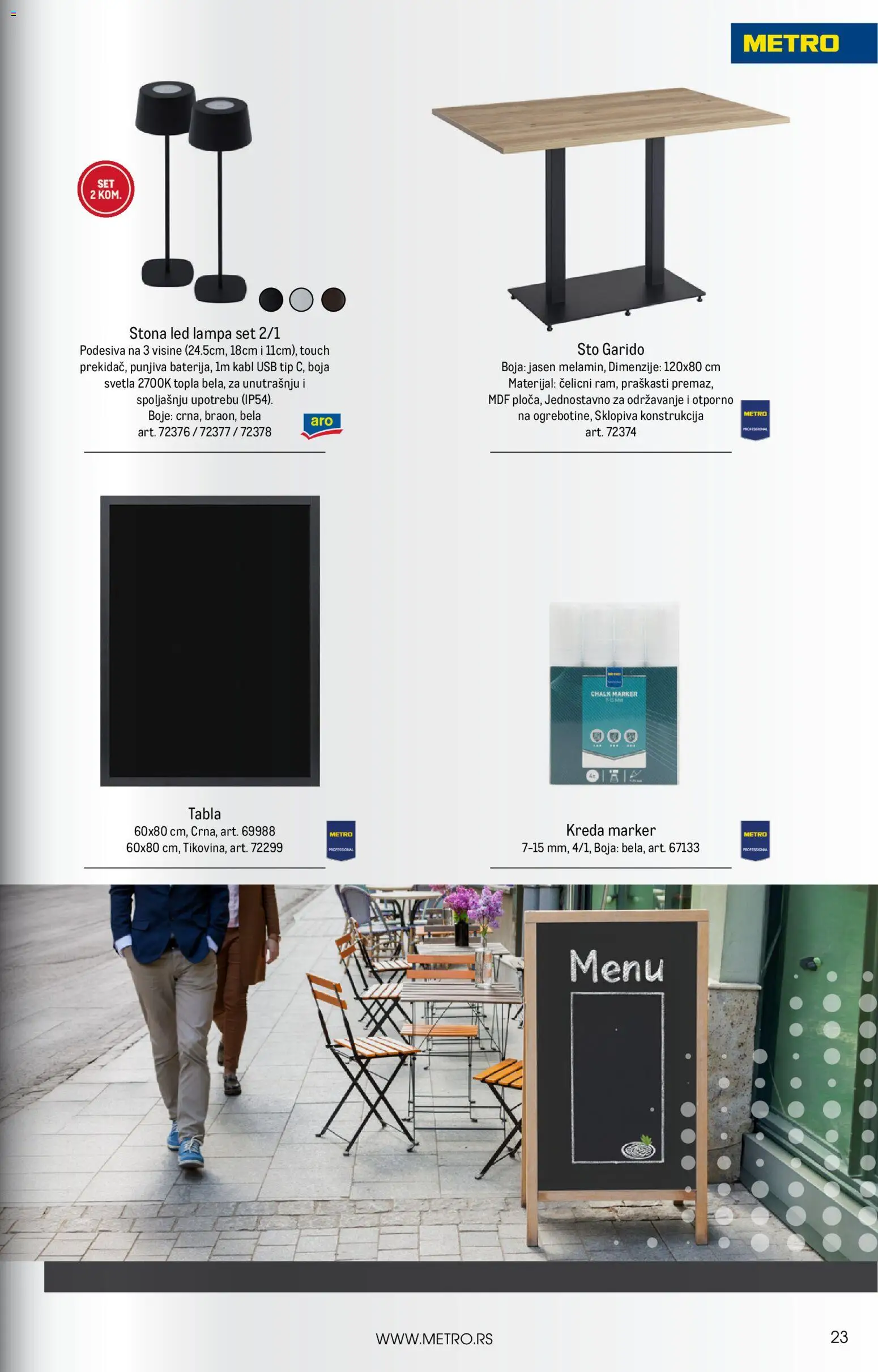 Metro katalog - važi od 01.10.2026 | Strana: 23 | Proizvode: Led, Kabl, Lampa, USB