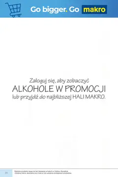 Pogląd oferty "Makro gazetka" - ważna od 15.09.2026 | Strona: 18 | Produkty: Alkohole