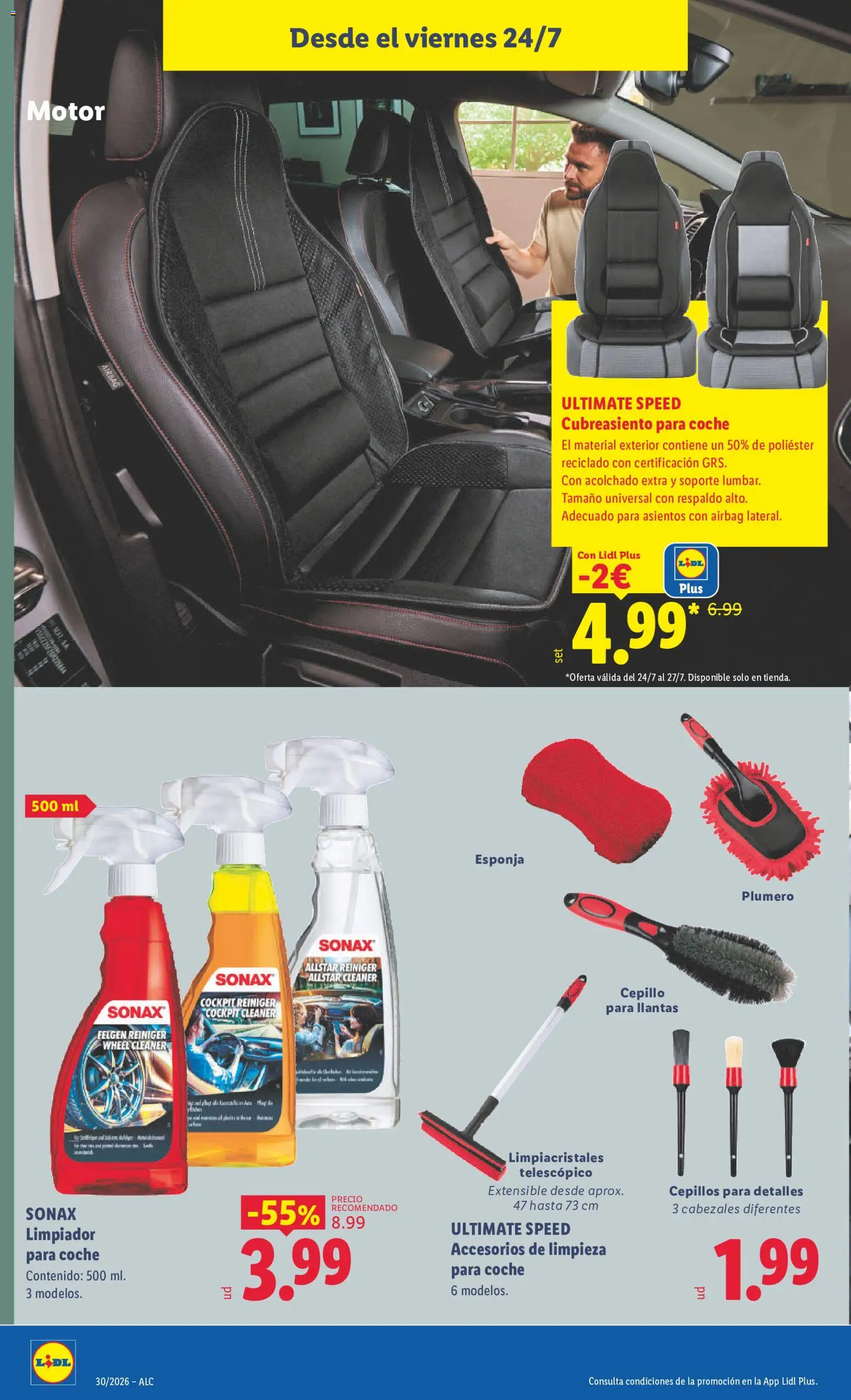 Lidl folleto de bazar │ válido desde el 20/07/2026 | Página: 22 | Productos: Esponja, Cepillo, Limpiacristales