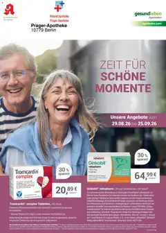 Angebote - Ihre Apotheke vor Ort: Jetzt alle Angebote auch online entdecken! ab 29.08.2026 gültig