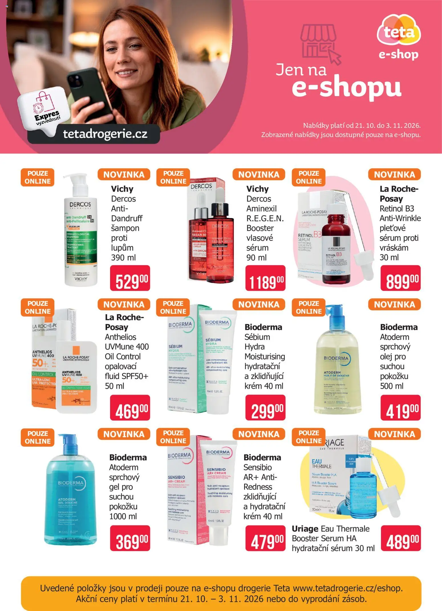 TETA Drogerie leták od 21.10.2026 | Strana: 20 | Produkty: Olej, Sérum, Drogerie, Šampon