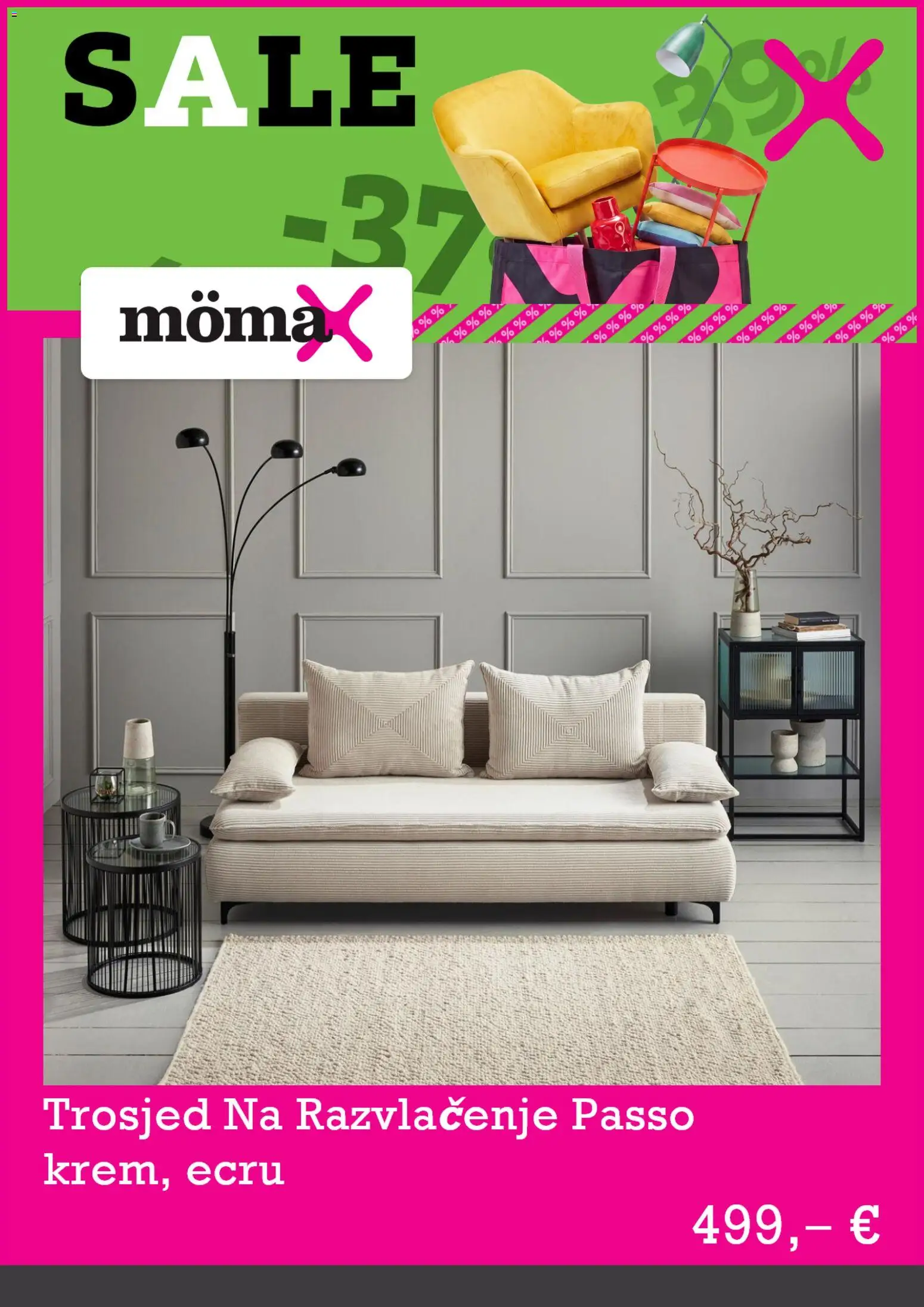 Mömax katalog | vrijedi od 03.07.2026 | Stranica: 3 | Proizvodi: Trosjed
