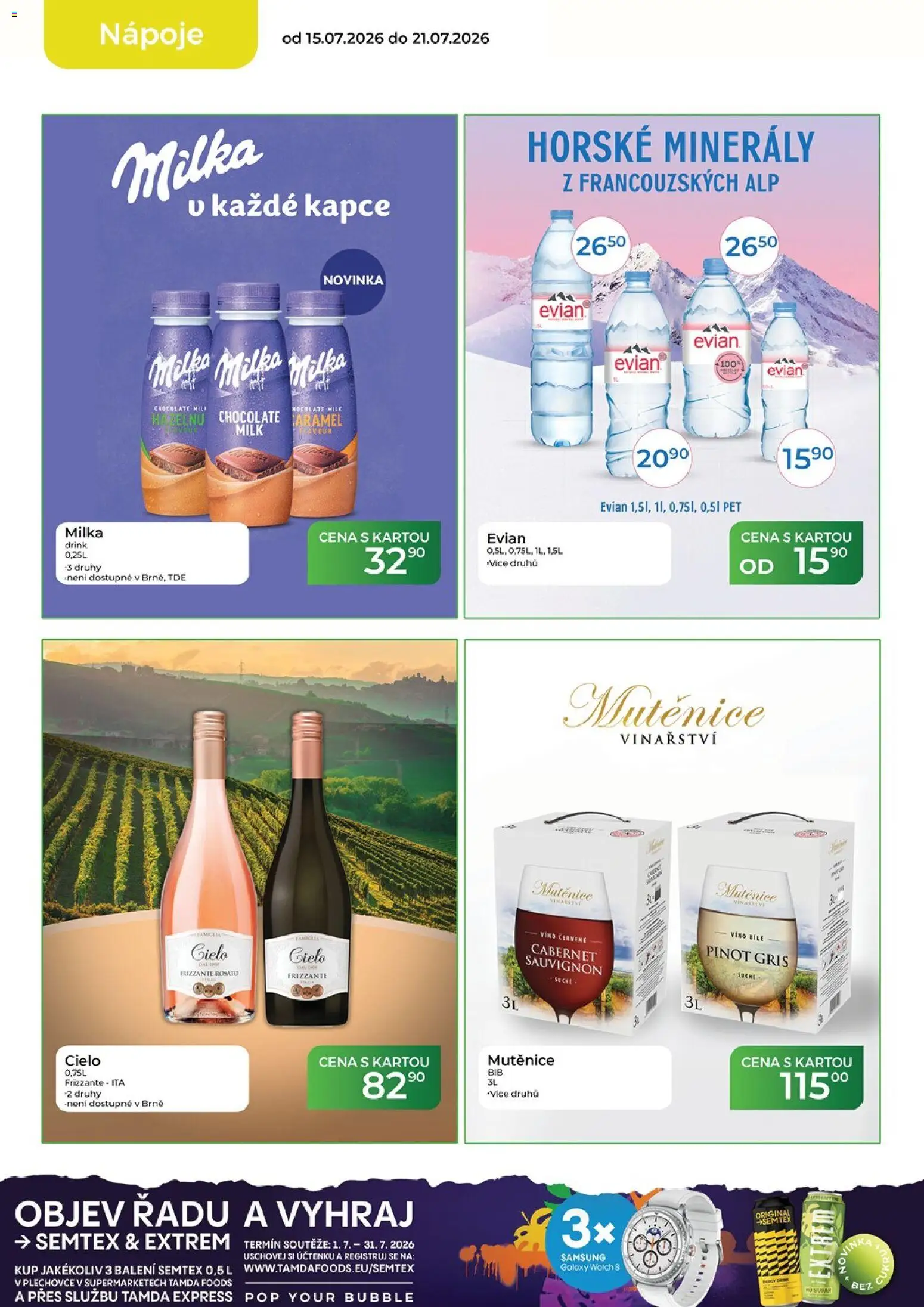 Tamda Foods leták od 15.07.2026 | Strana: 12 | Produkty: Milka, Víno, Samsung, Pinot Gris