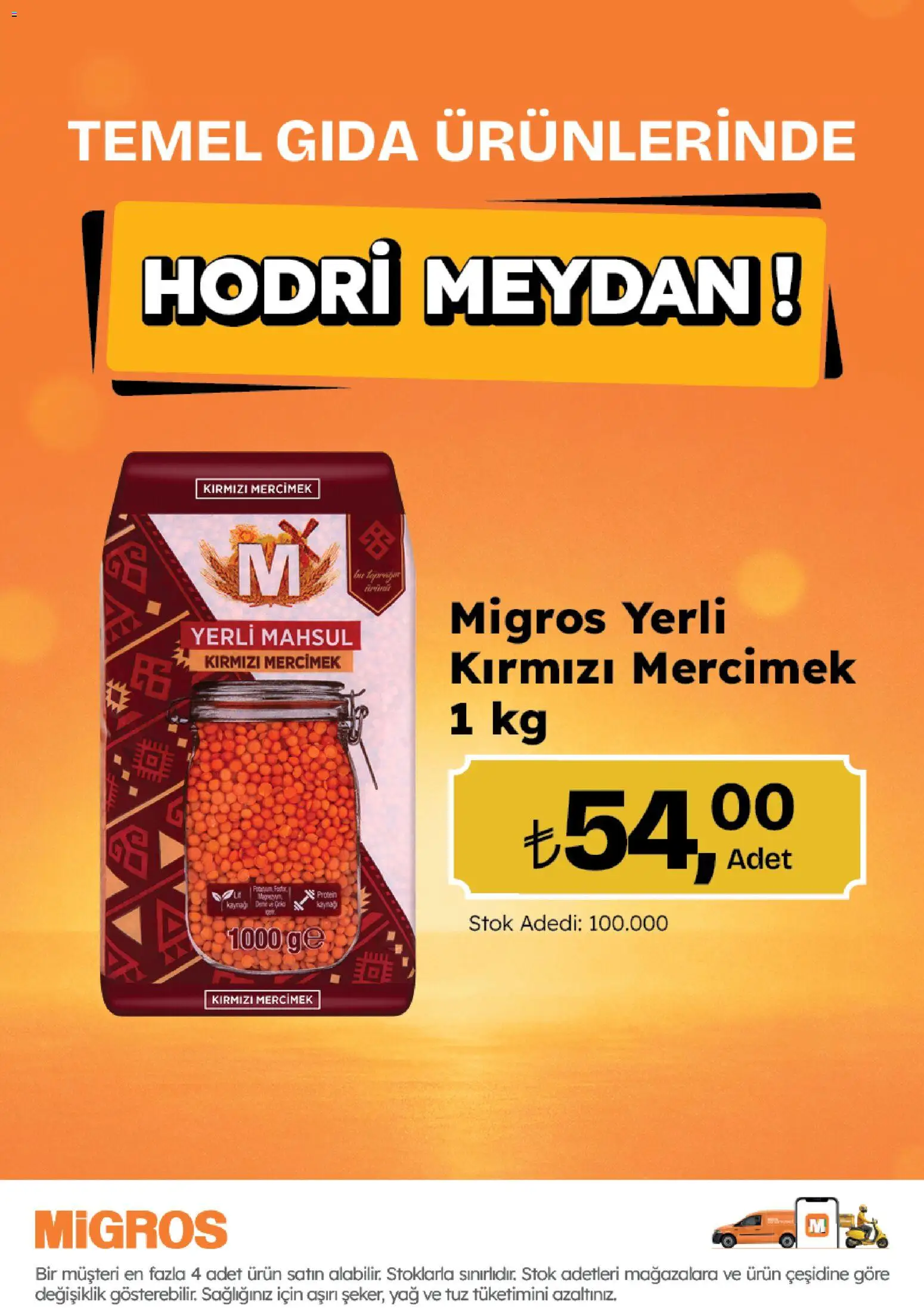 Migros Katalog - Migroskop - 08 Ekim 2026 tarihinden itibaren geçerlidir | Sayfa: 4 | Ürünler: Mercimek, Yağ, Tuz