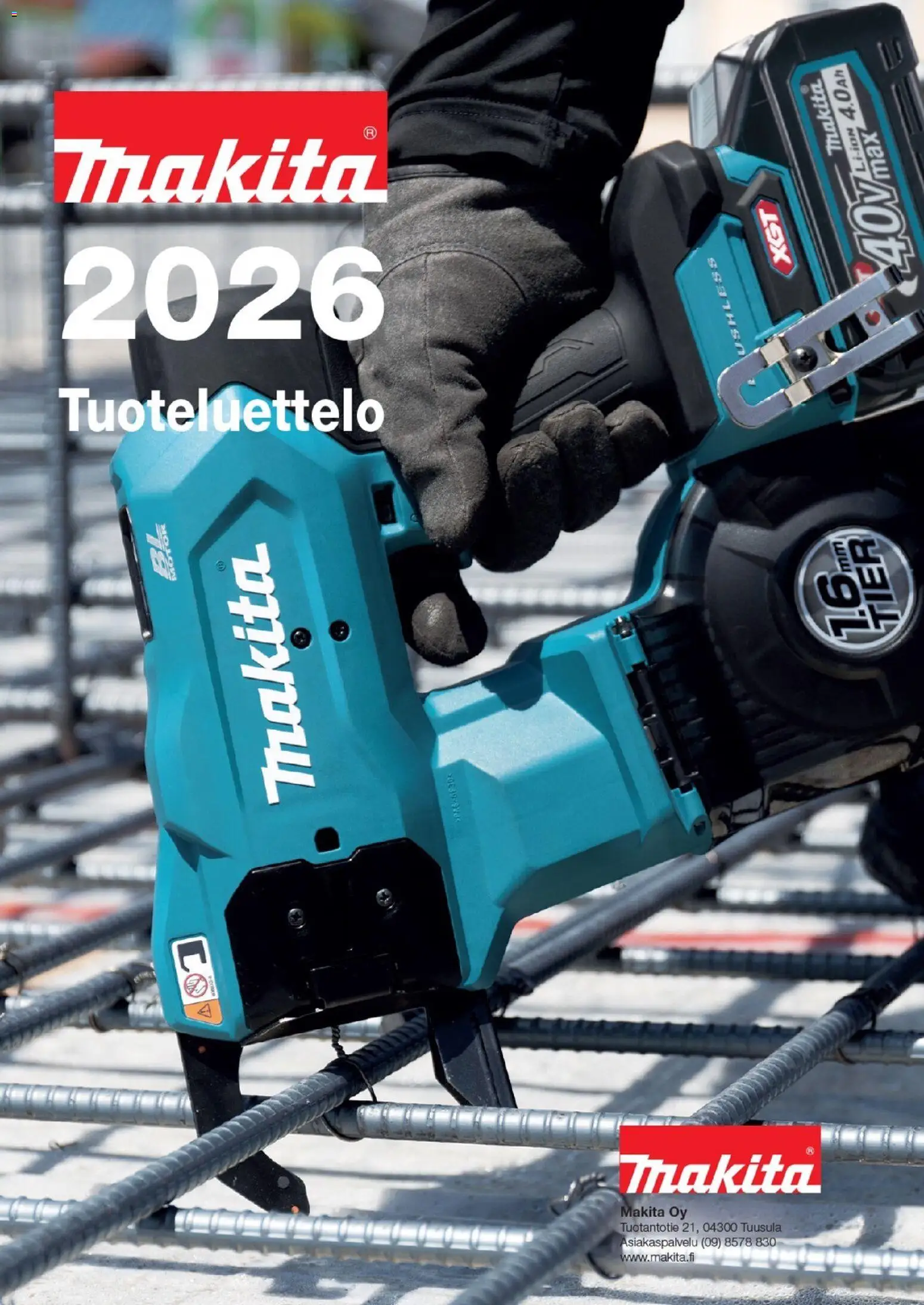 Makita - Tuoteluettelo 2026 – voimassa 24.03.2026 alkaen | Sivu: 1