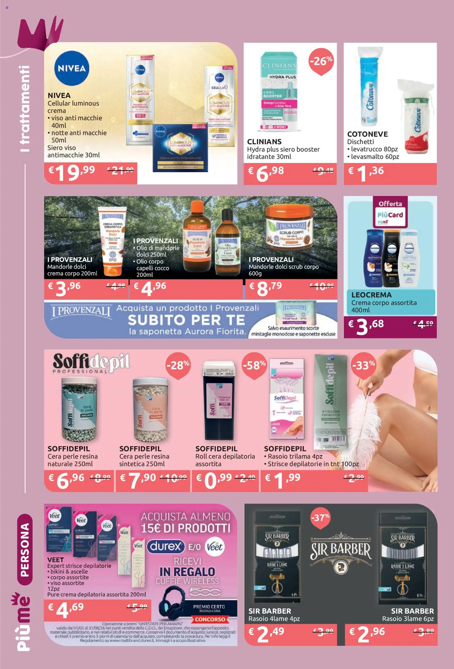Volantino IperSoap del 13/07/2026 | Pagina: 20 | Prodotti: Rasoio, Olio corpo, Saponetta, Aloe vera