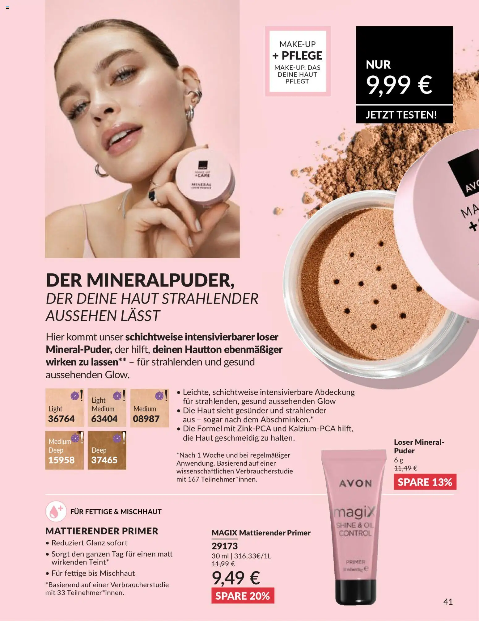 AVON Katalog Juni 2026 – gültig ab 01.06.2026 | Seite: 41 | Produkte: Puder, Primer