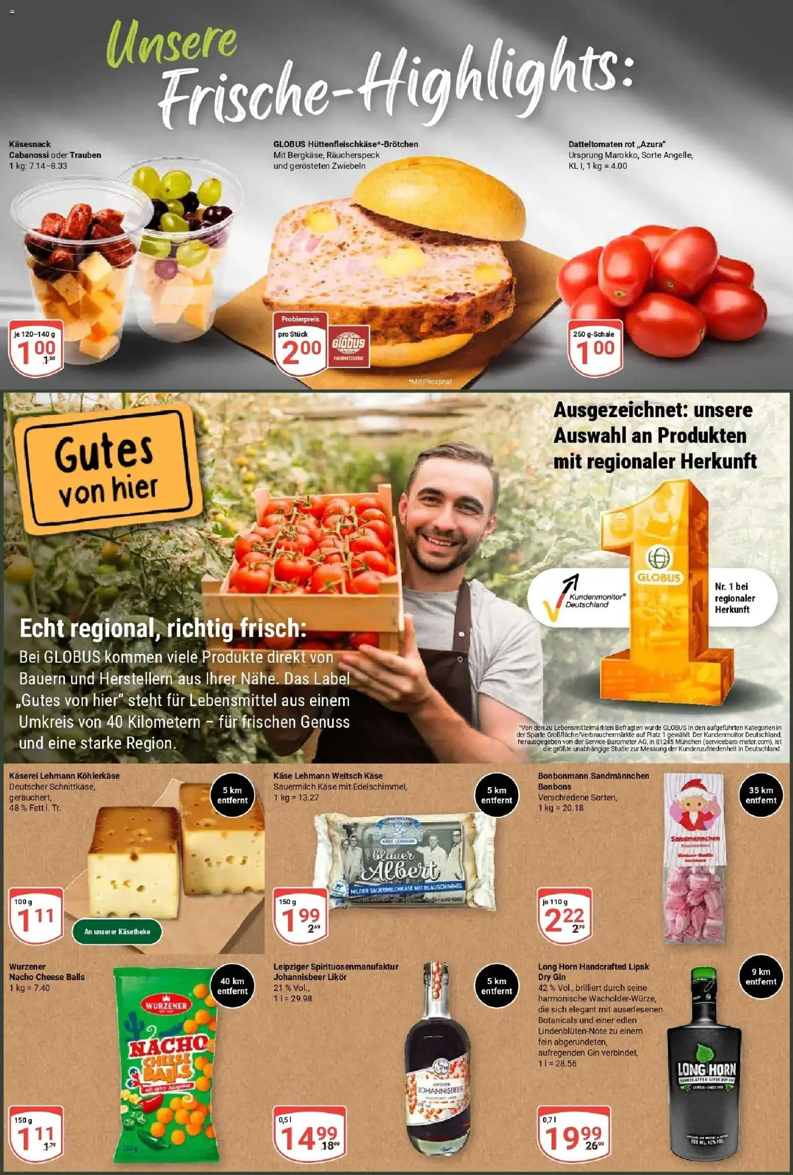Globus Prospekt Markkleeberg (ab 14.09.2026) » Angebote online | Seite: 2 | Produkte: Trauben, Likör, Zwiebeln, Gin