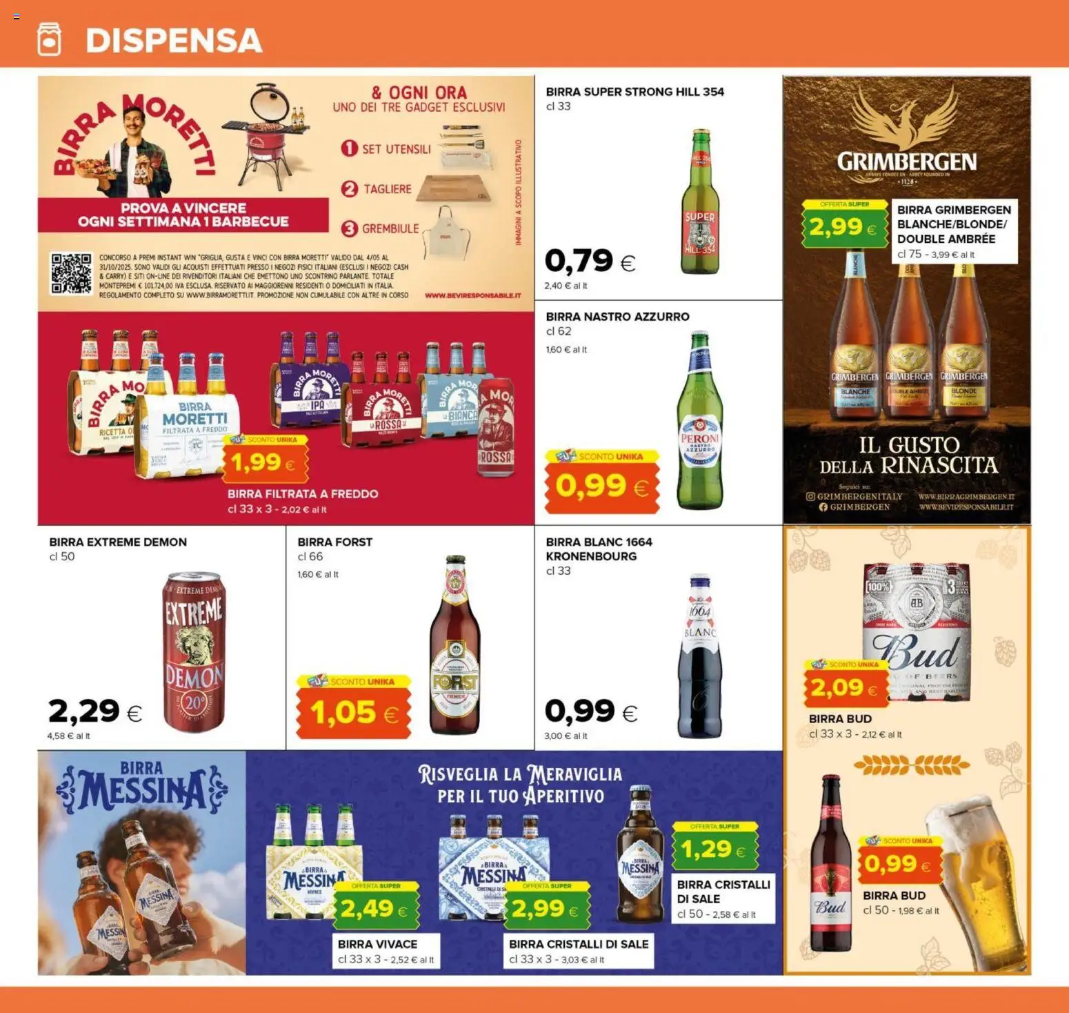 Volantino Oasi del 21.05.2026 | Pagina: 24 | Prodotti: Birra, Sale, Tagliere, Aperitivo