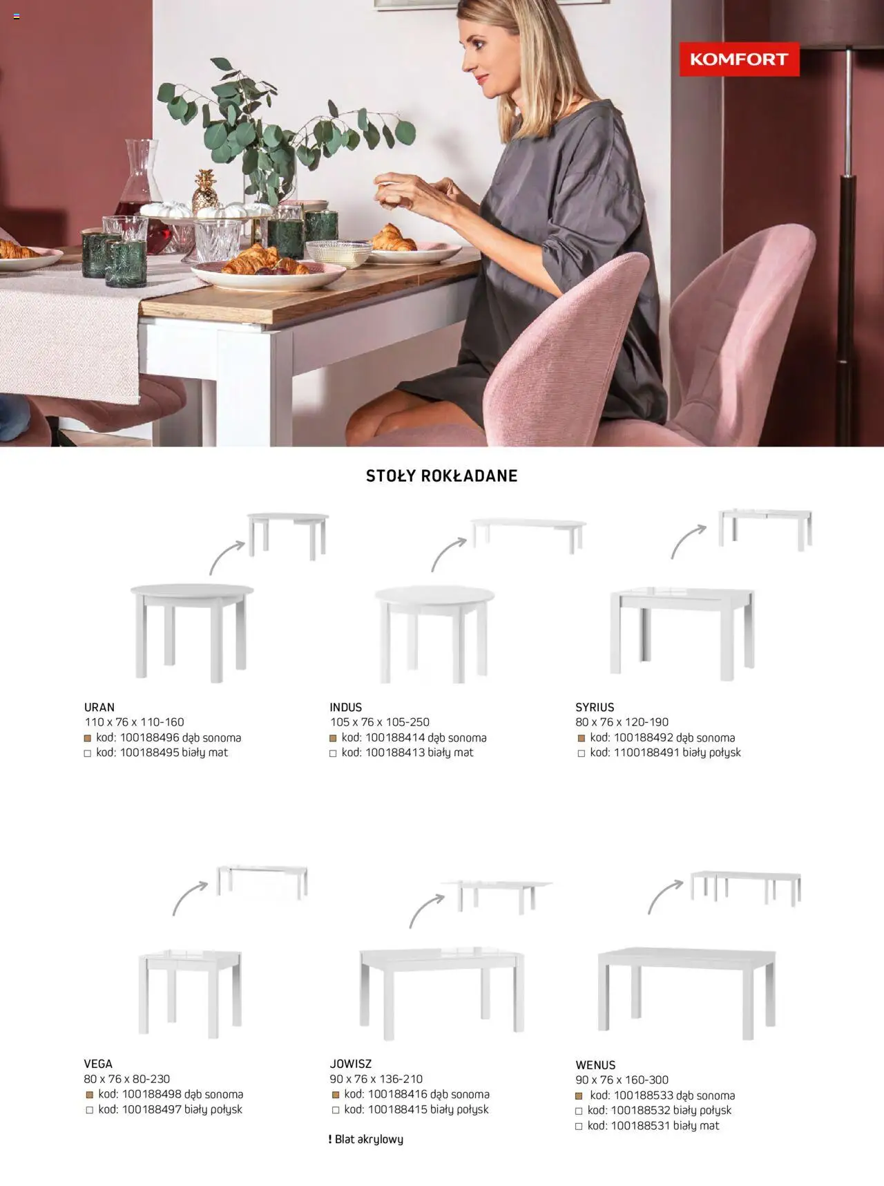Komfort Gazetka - Katalog Meble od 01.09.2024 | Strona: 37