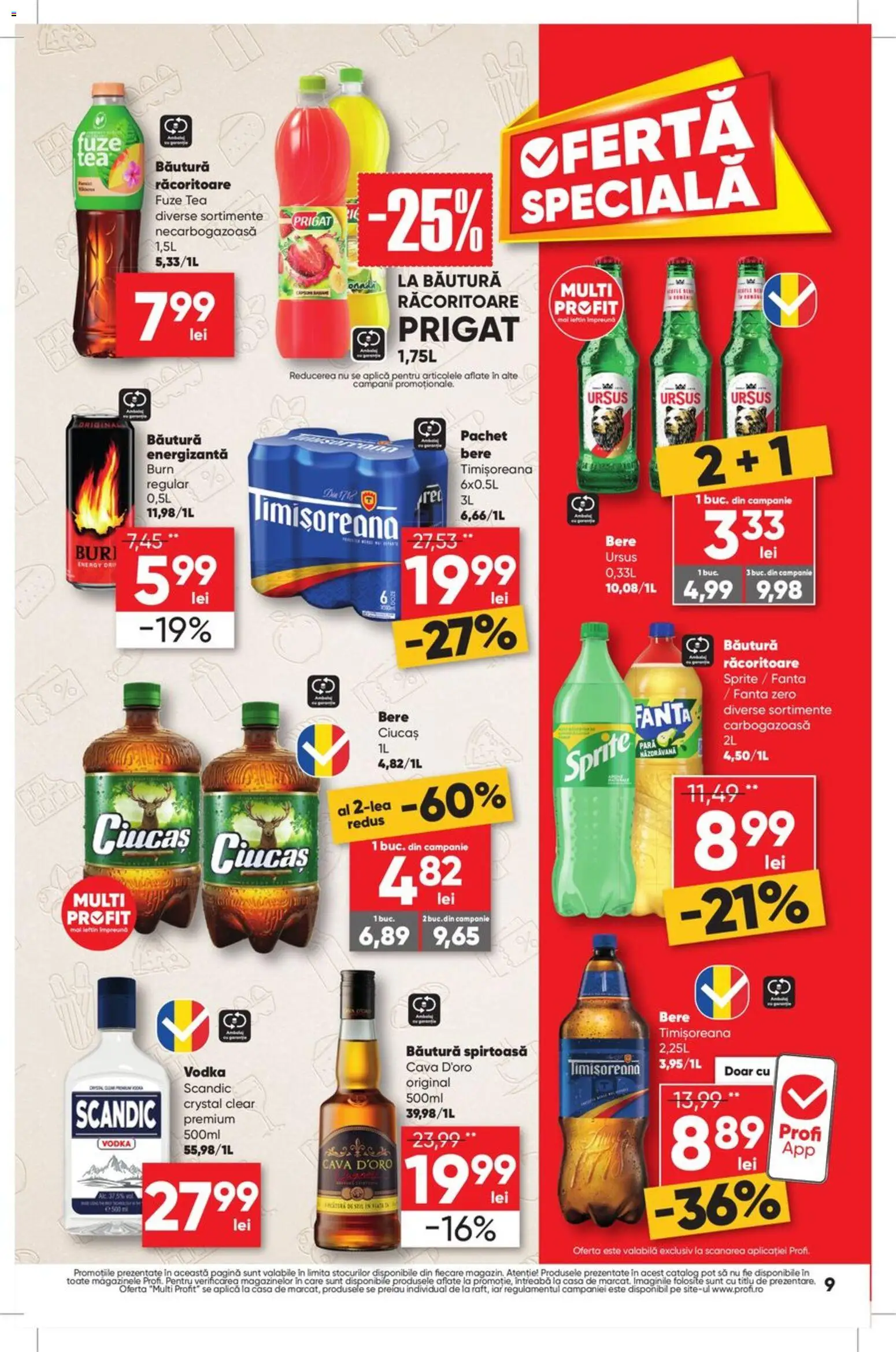 Noul catalog Profi – valabil de la 27.08.2026 | Pagină: 9 | Produse: Premium, Aplică, Clear, Băutură energizantă