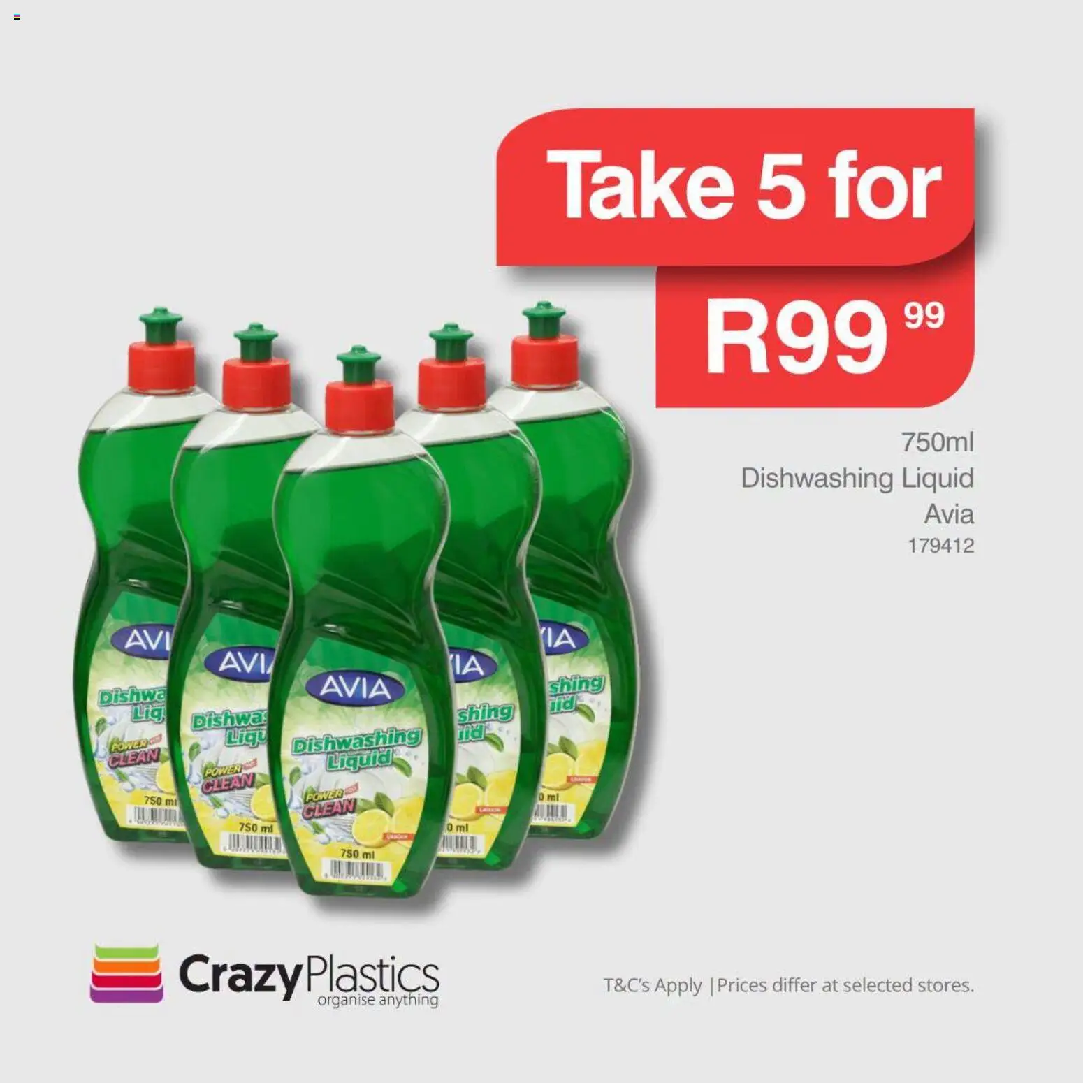New Crazy Plastics catalogue – valid from 12/08/2026 | Page: 2 | Products: Dishwashing liquid