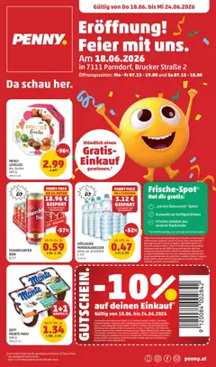 Penny Markt Eröffnung in 7111 Parndorf ab 18.06.2026 gültig