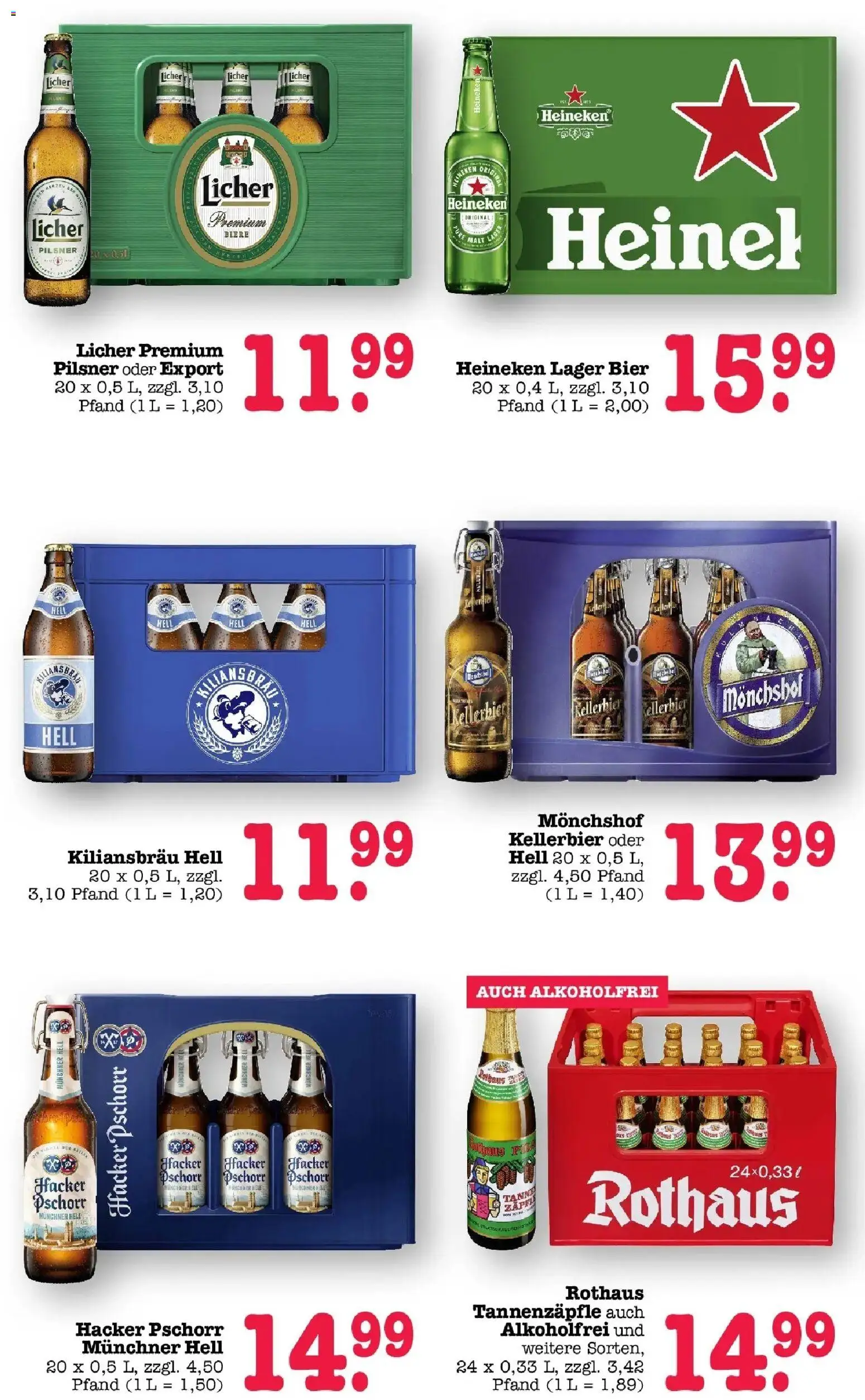 Edeka Prospekt Mainz-Weisenau – gültig ab 27.07.2026 | Seite: 47 | Produkte: Monchshof, Bier, Heineken