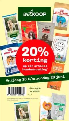 Welkoop folder - Weekenddeals - Voorbeeld van een folder van Welkoop, geldig van 22-06-2026