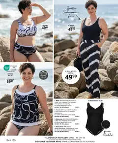 Ulla Popken akciós újság - amely érvényes a következő dátumtól: 01.05.2026 | Oldal: 154 | Termékek: Bikini, Tankini