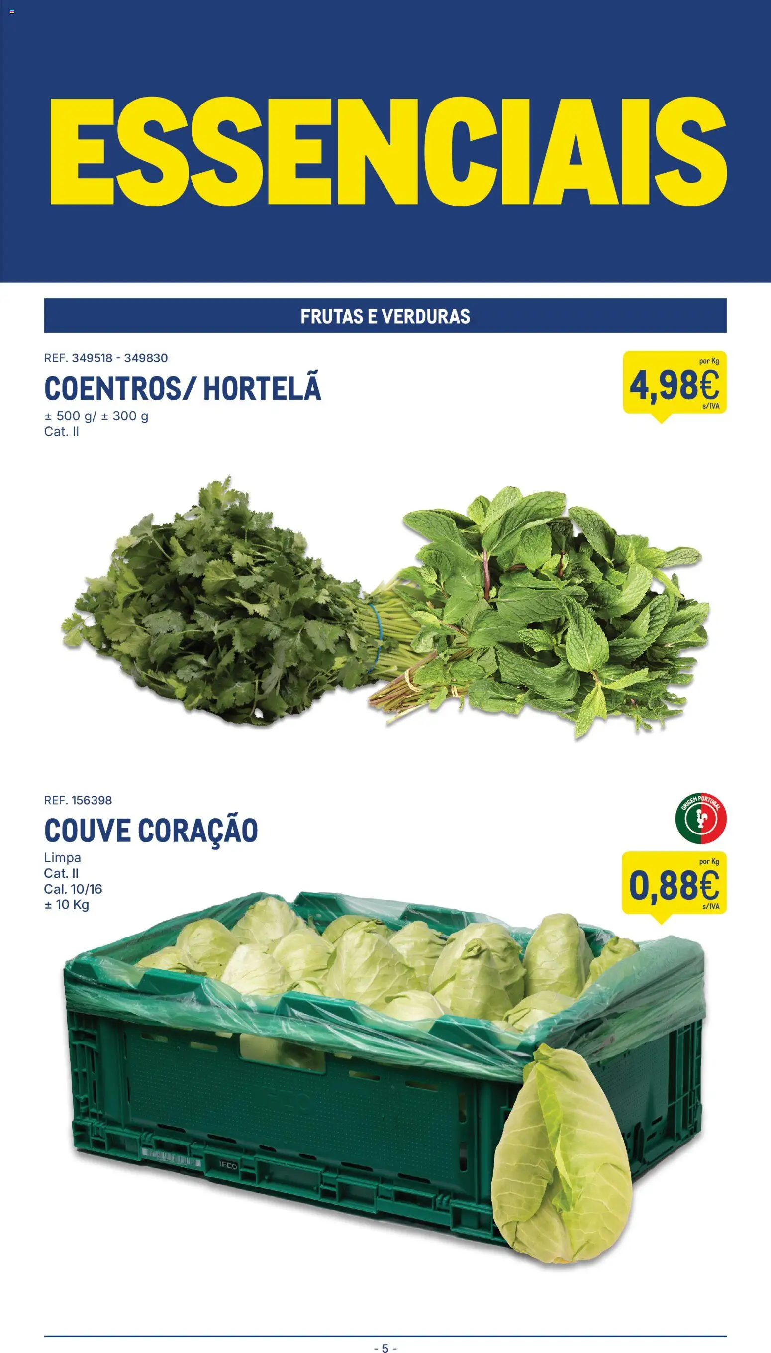 Makro folheto │ válido de 13/10/2026 | Página: 5 | Produtos: Hortelã, Frutas, Couve