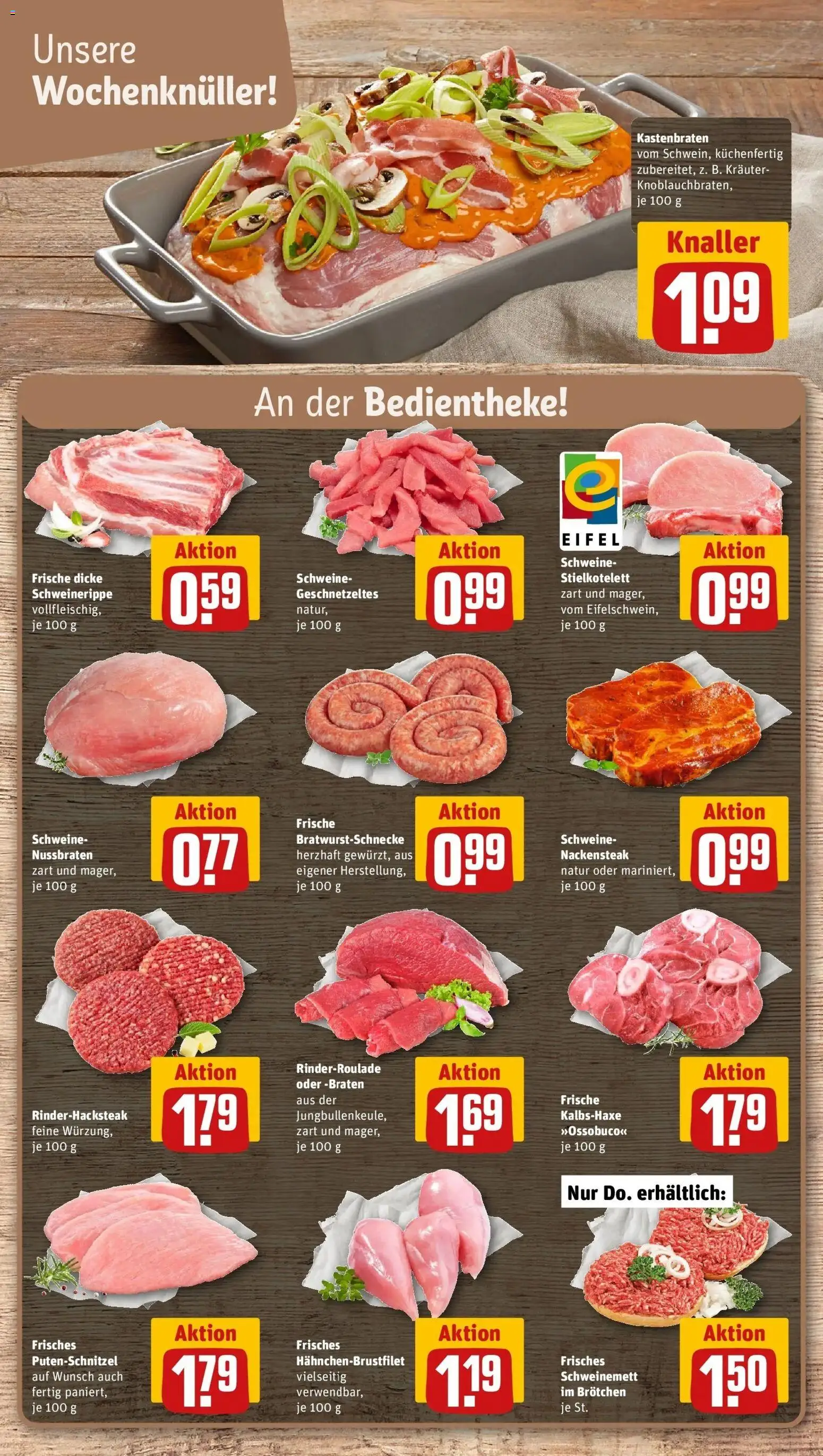 REWE Prospekt ab 26.10.2026 zum Blättern » Angebote | Seite: 8 | Produkte: Putenschnitzel