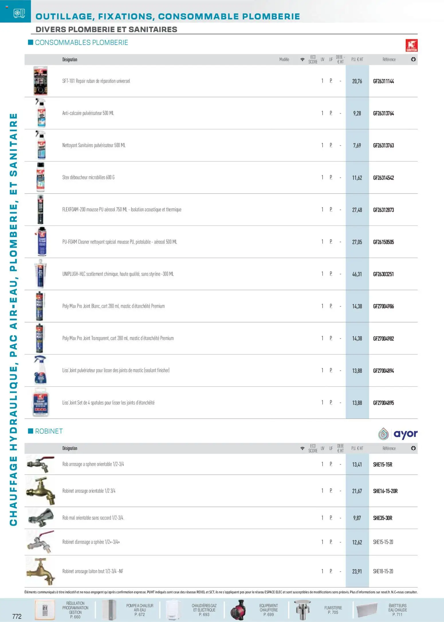{H1} | Page: 117 | Produits: Robinet, Mousse