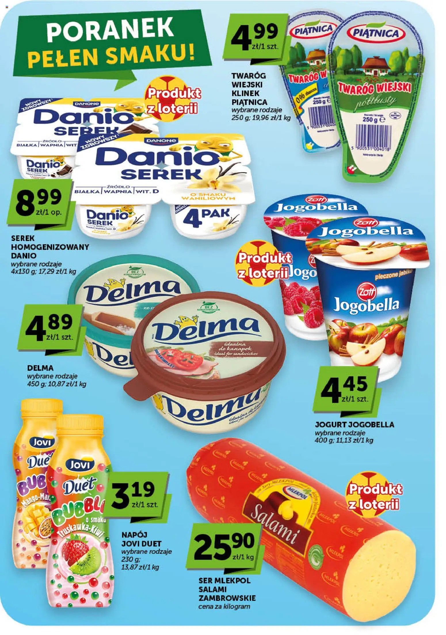 Euro Sklep gazetka od 18.06.2026 | Strona: 27 | Produkty: Ser, Jogurt, Salami, Twaróg