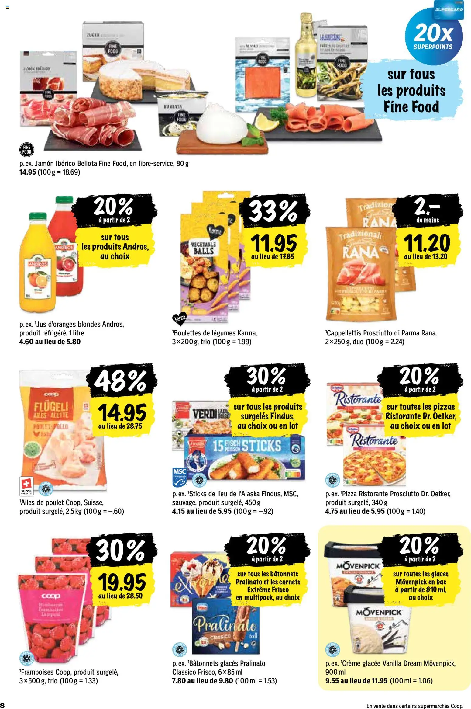 Coop aktionen FR – gültig ab 21.05.2026 | Seite: 8 | Produkte: Pizza, Creme