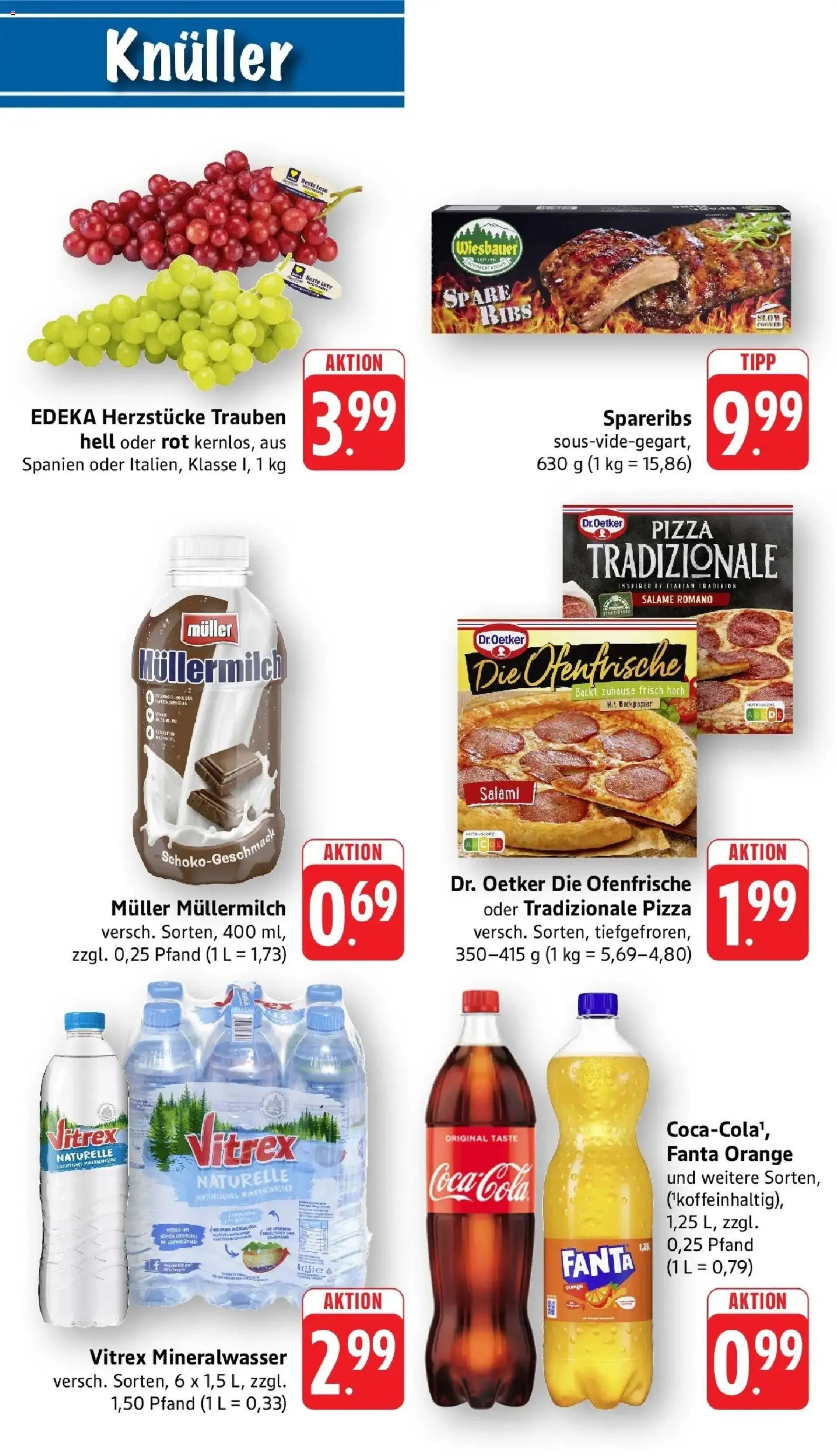 nah & gut Prospekt Sinsheim – gültig ab 27.07.2026 | Seite: 8 | Produkte: Trauben, Ofenfrische, Müllermilch, Pizza