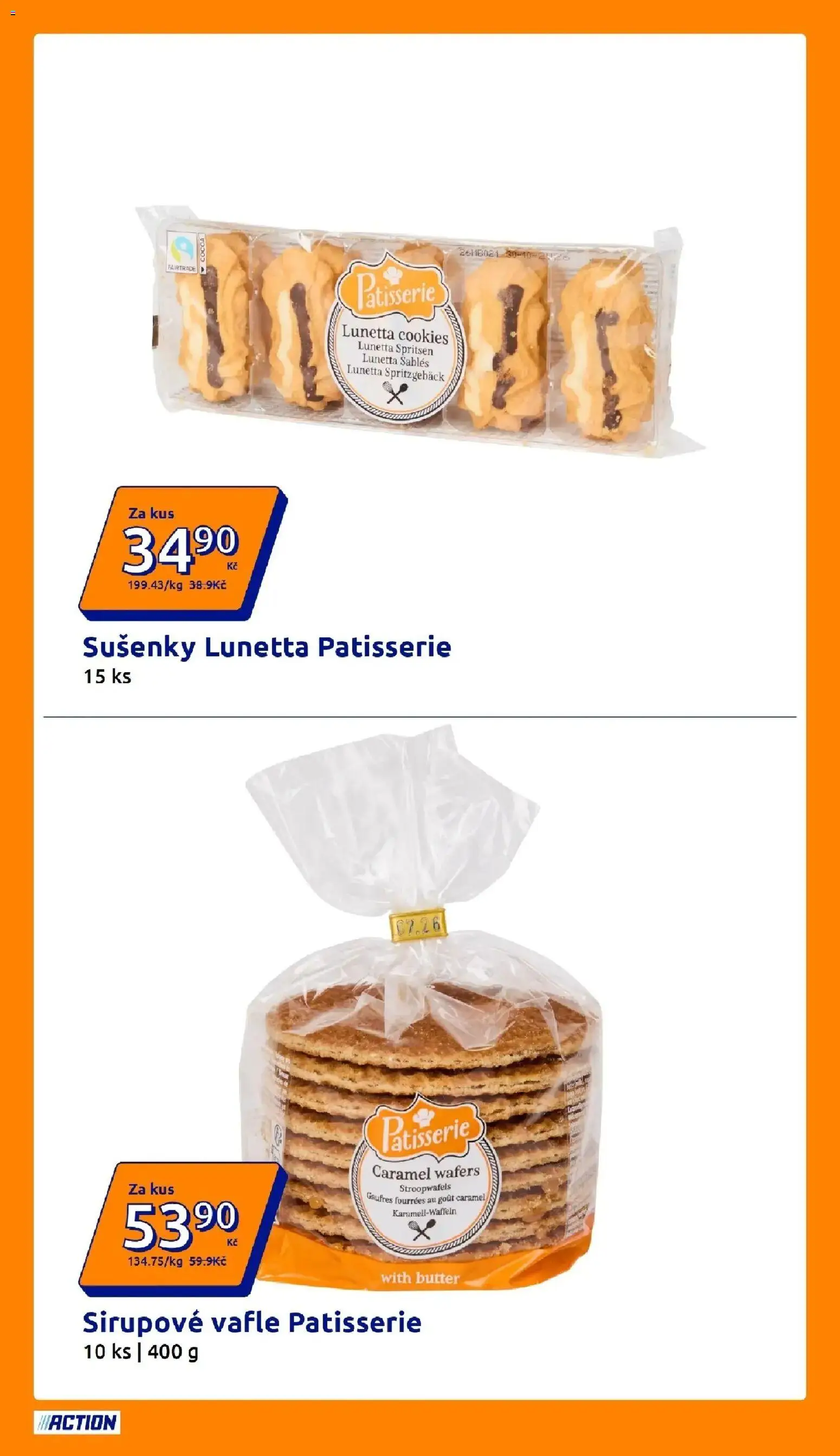 Action leták od 21.10.2026 - Akční leták online | Strana: 8 | Produkty: Vafle, Cookies, Sušenky