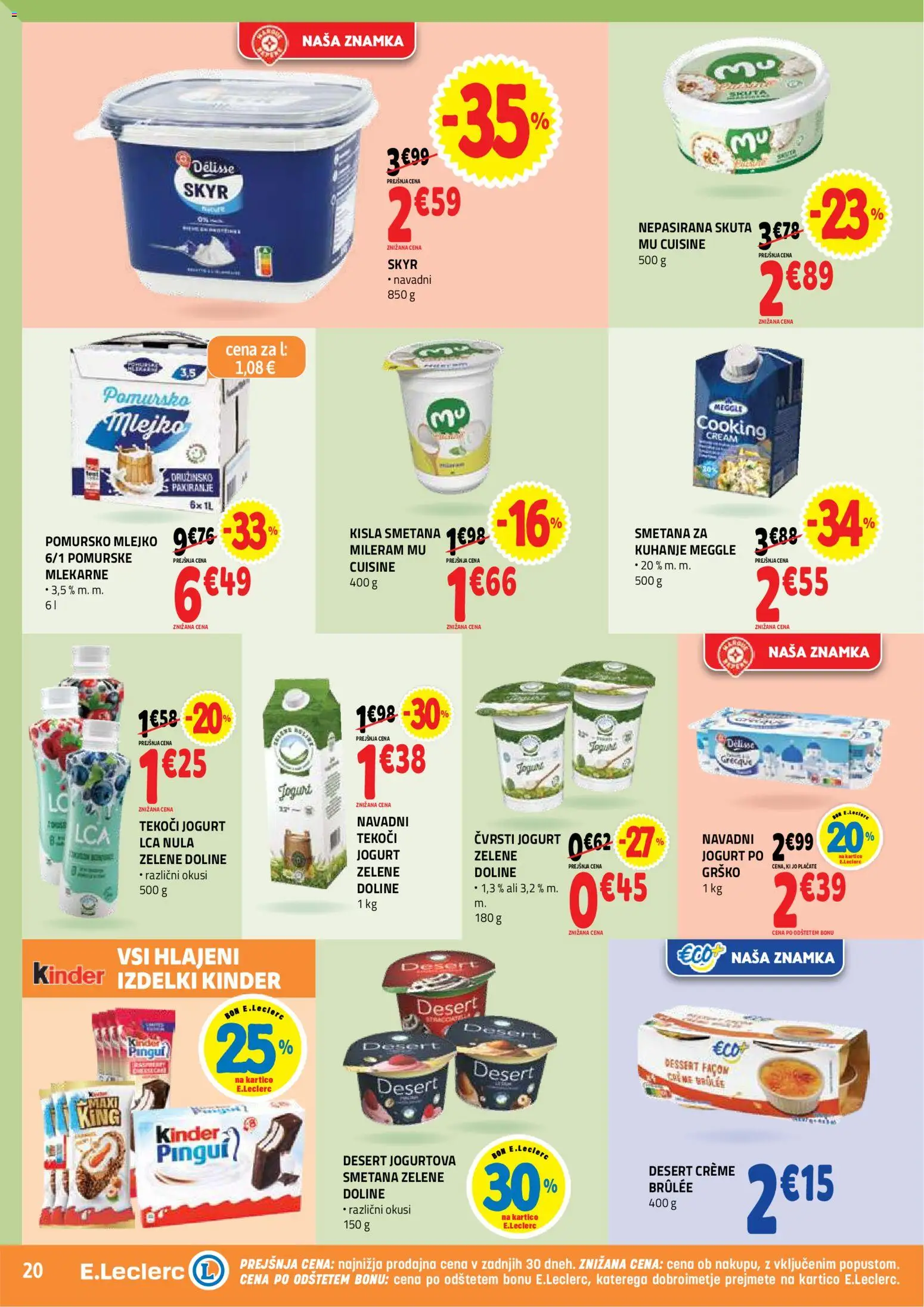 Novi E.leclerc katalog ponudbe – veljaven od 24.06.2026 | Stran: 20