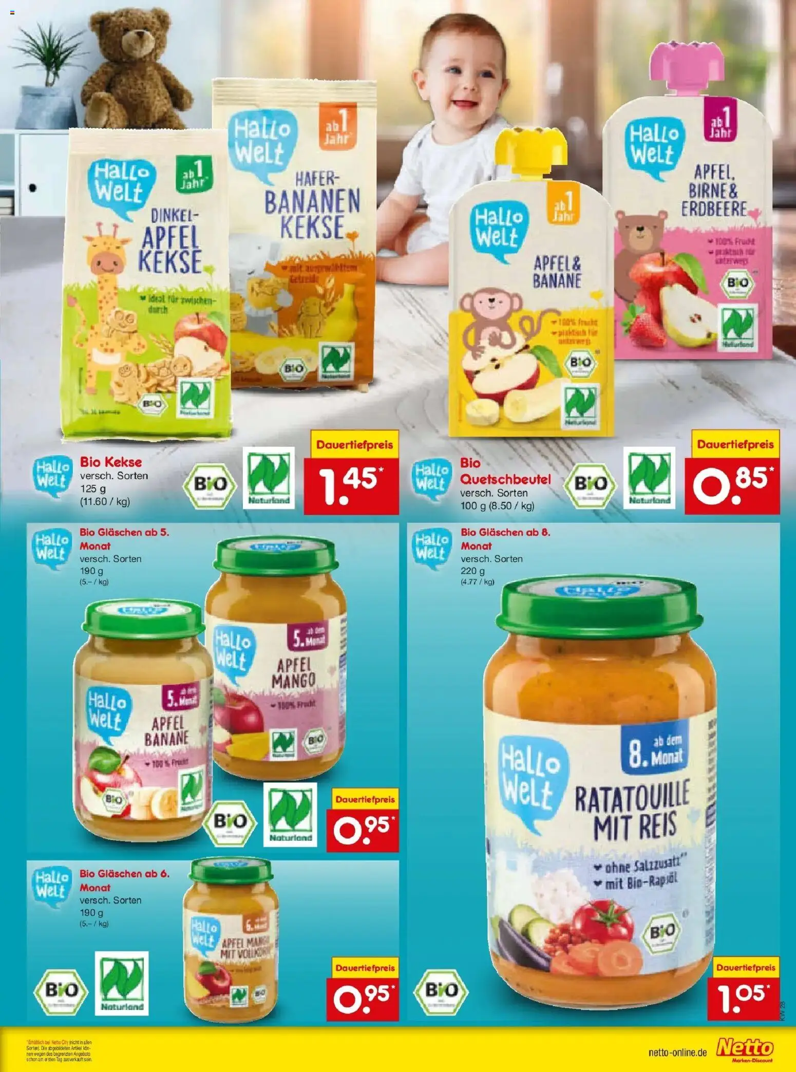 Netto Marken-Discount - Netto: Wochenangebote – gültig ab 05.07.2026 | Seite: 33 | Produkte: Äpfel, Bananen, Birne, Kekse