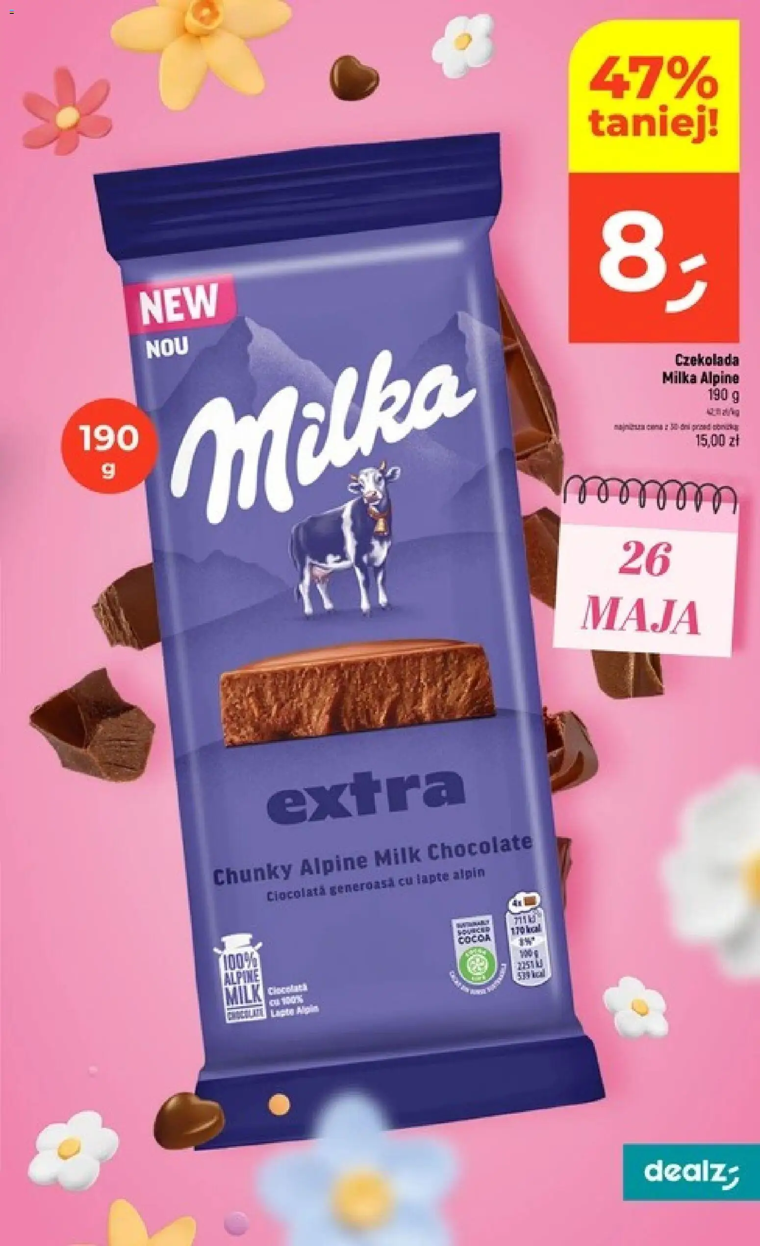 Dealz gazetka od 21.05.2026 | Strona: 29 | Produkty: Czekolada milka, Milka, Czekolada