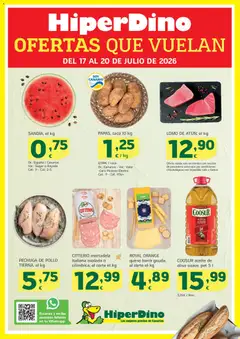 Vista previa HiperDino Supermercados válido desde el 17/07/2026