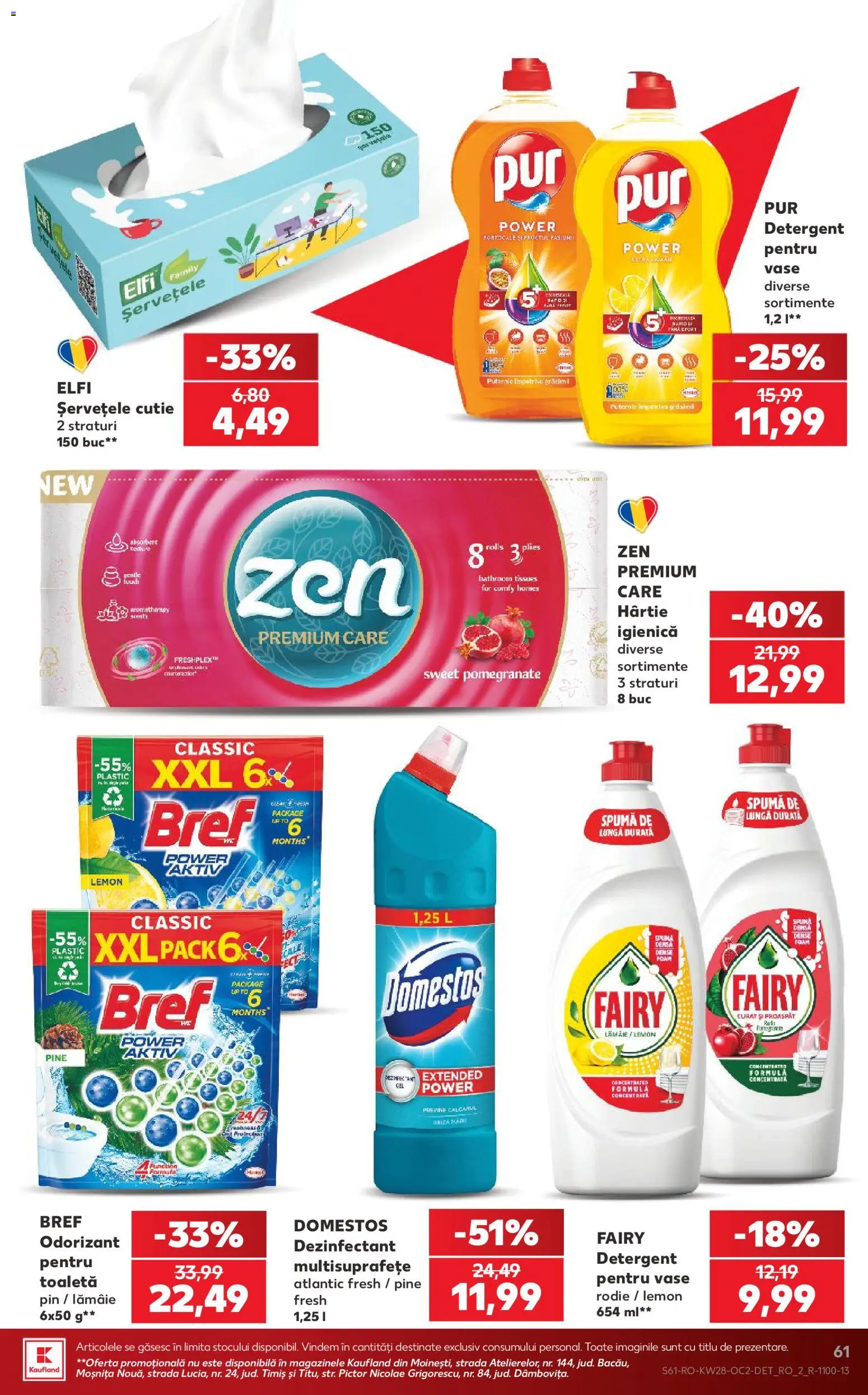 Kaufland RO akciós ujság - amely érvényes a következő dátumtól: 2026.07.08. | Oldal: 61