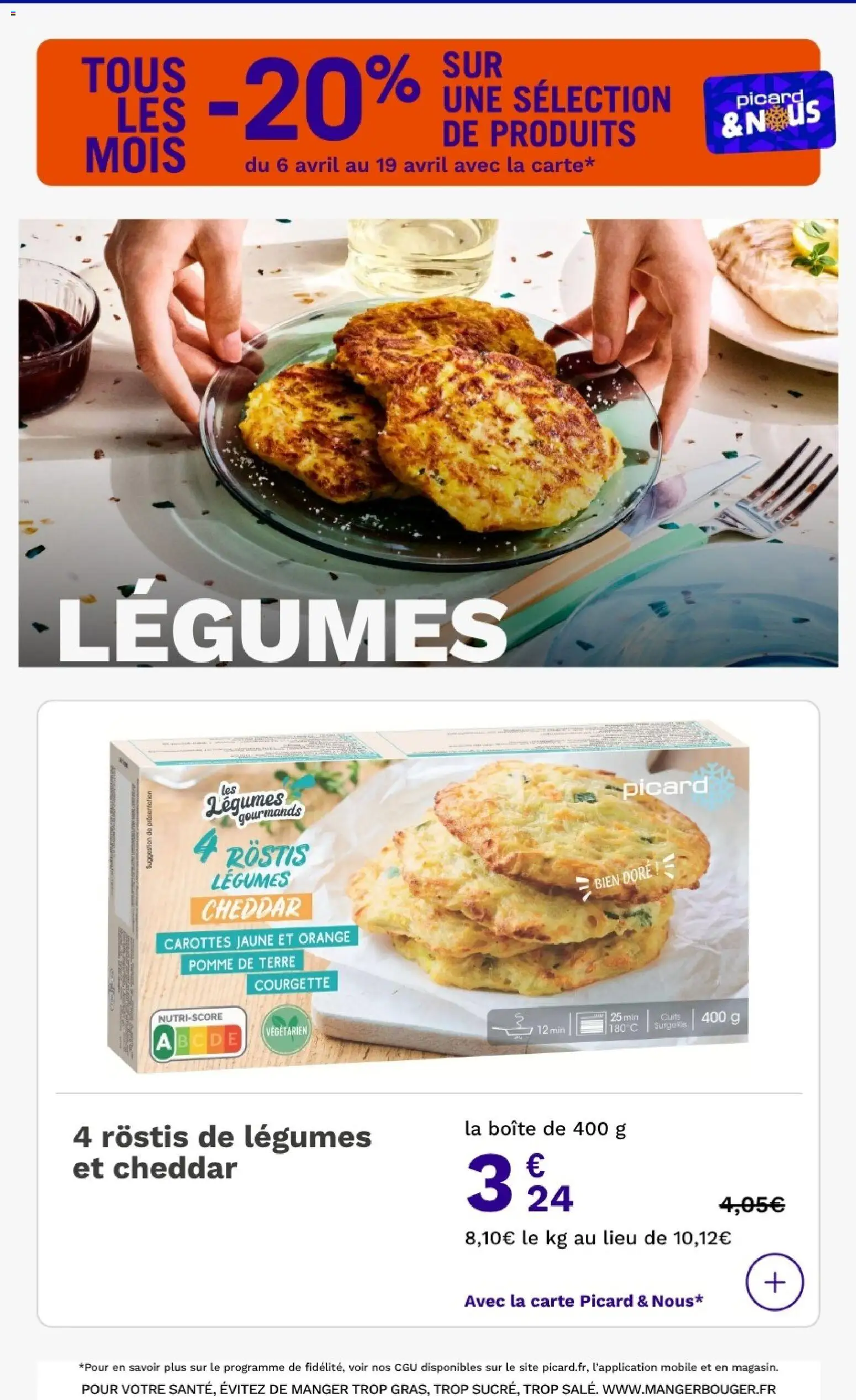 {H1} | Page: 17 | Produits: Carottes, Pomme, Courgette, Cheddar