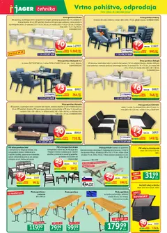 Jager katalog akcije – veljaven od 26.08.2026 | Stran: 14 | Izdelki: Vrtna garnitura, Klubska miza, Miza, Zaboj