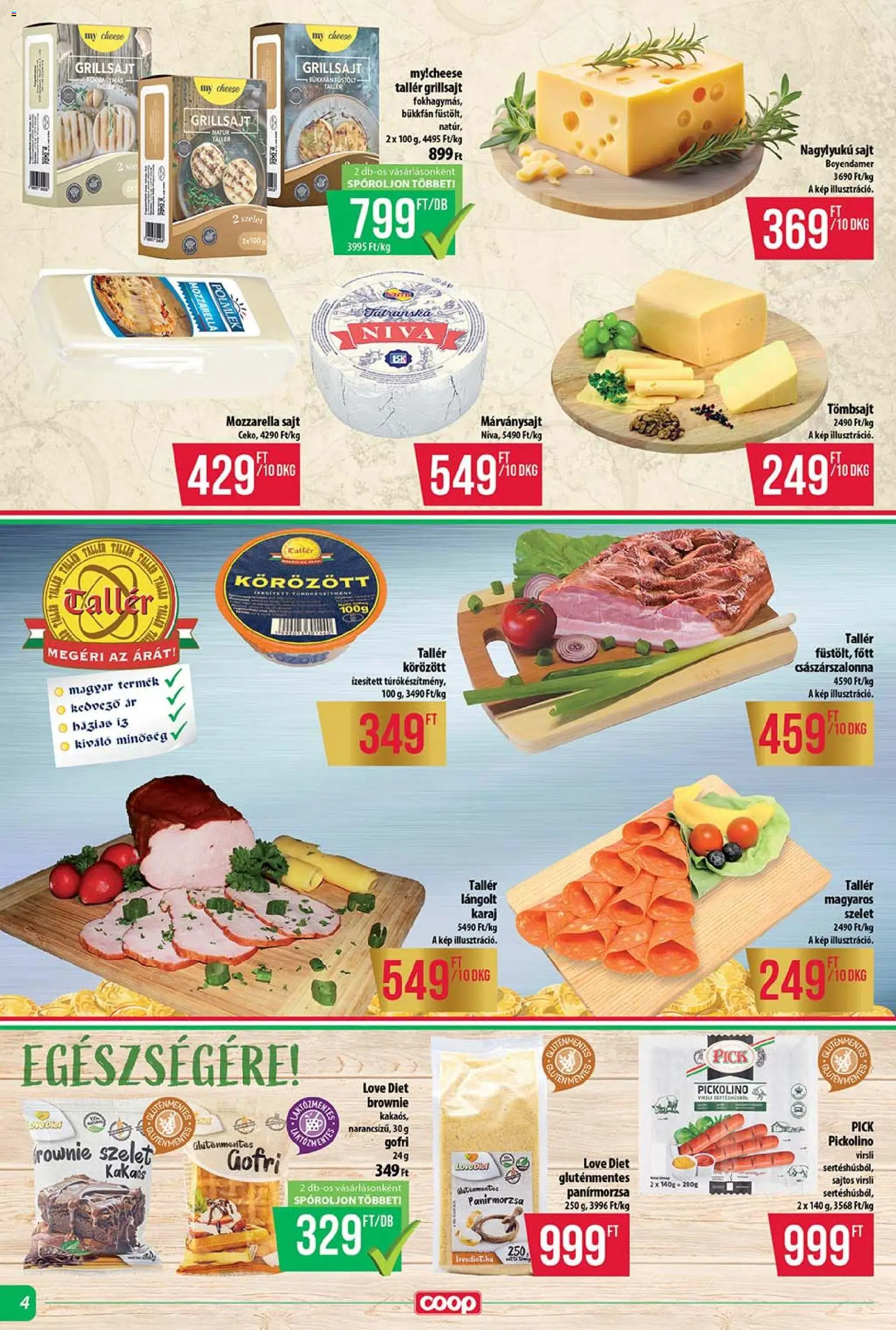 COOP akciós ujság - amely érvényes a következő dátumtól: 14.05.2026 | Oldal: 4