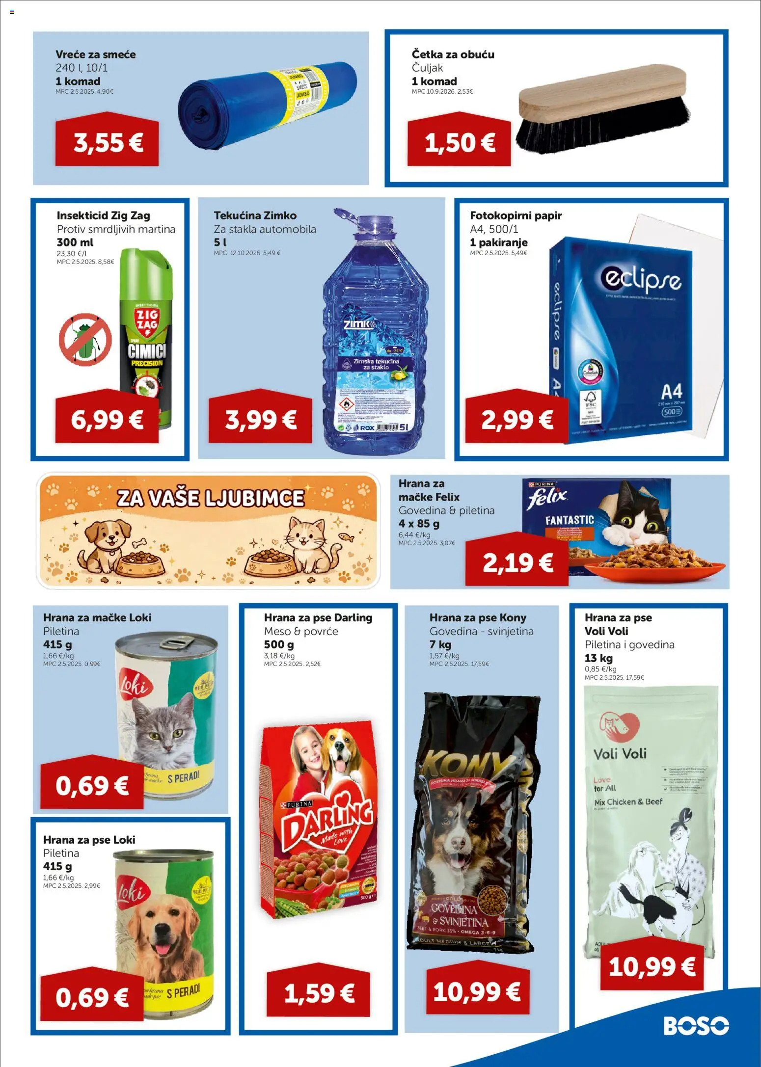 Boso katalog | vrijedi od 22.10.2026 | Stranica: 15 | Proizvodi: Četka, Svinjetina, Vreće za smeće, Staklo