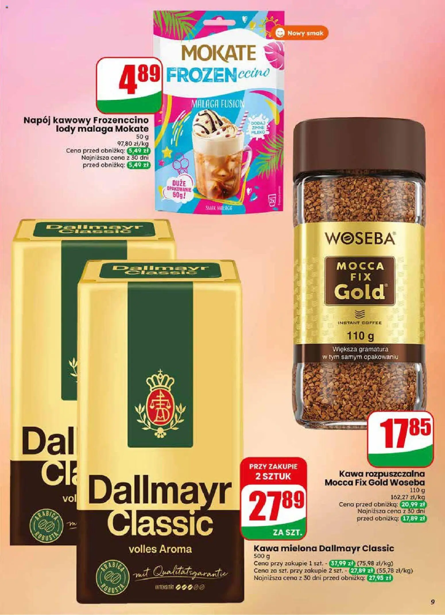 Dino gazetka od 20.05.2026 | Strona: 9 | Produkty: Kawa rozpuszczalna, Kawa, Lody
