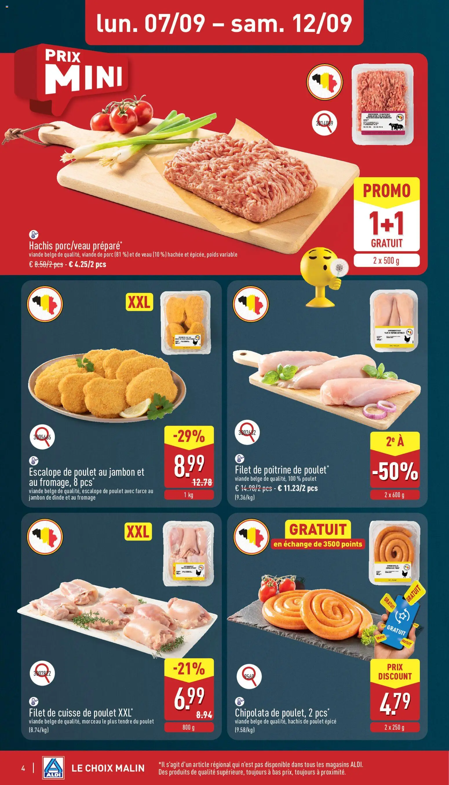 {H1} | Pagina: 4 | Producten: Chipolata, Filet