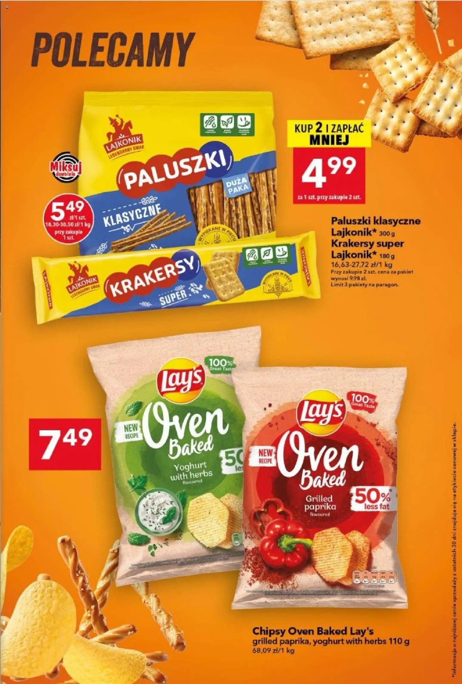 Lewiatan gazetka od 07.05.2026 | Strona: 11 | Produkty: Chipsy, Paluszki, Krakersy