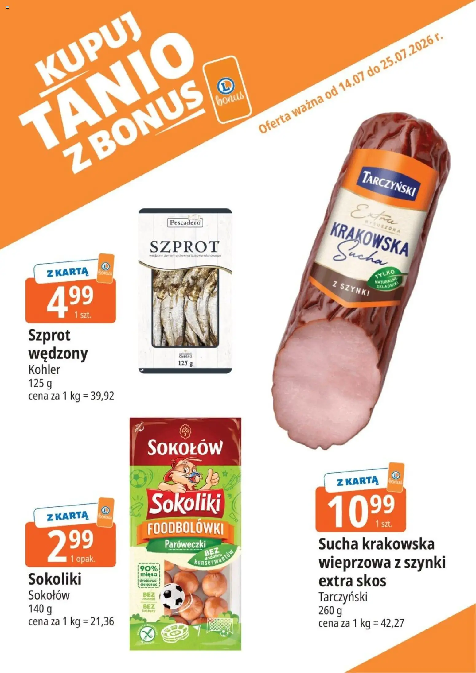 E.Leclerc gazetka - Kupony dodatkowe od 14.07.2026 | Strona: 10 | Produkty: Karta