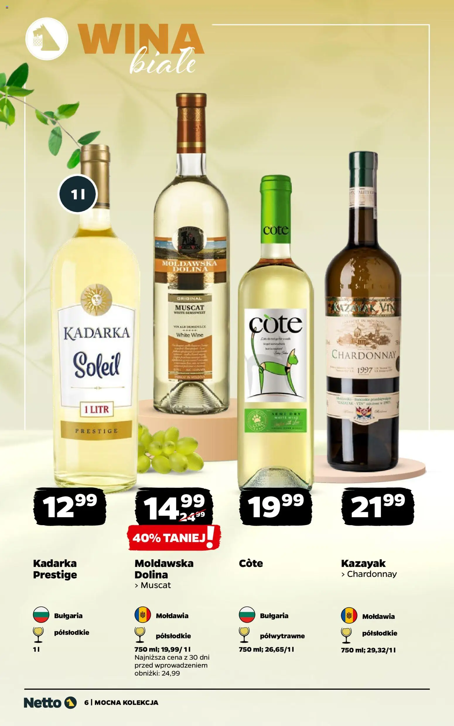 Netto gazetka - Wina od 08.06.2026 | Strona: 6 | Produkty: Chardonnay