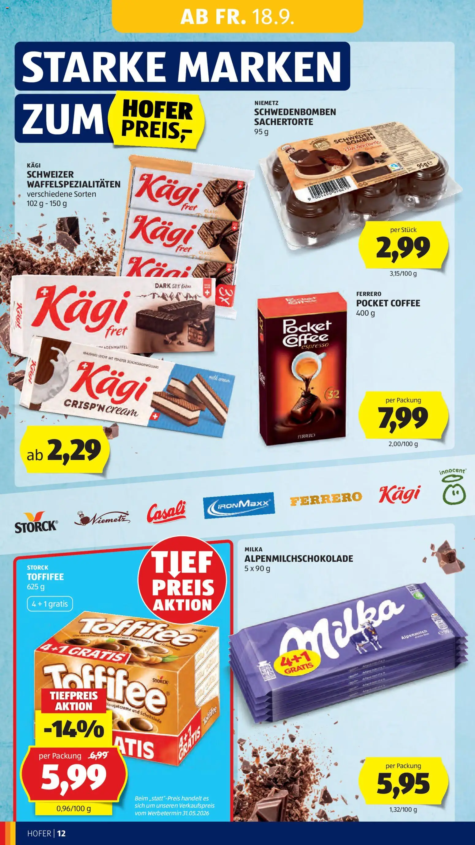 Hofer Flugblatt gültig ab 18.09.2026 | Seite: 16